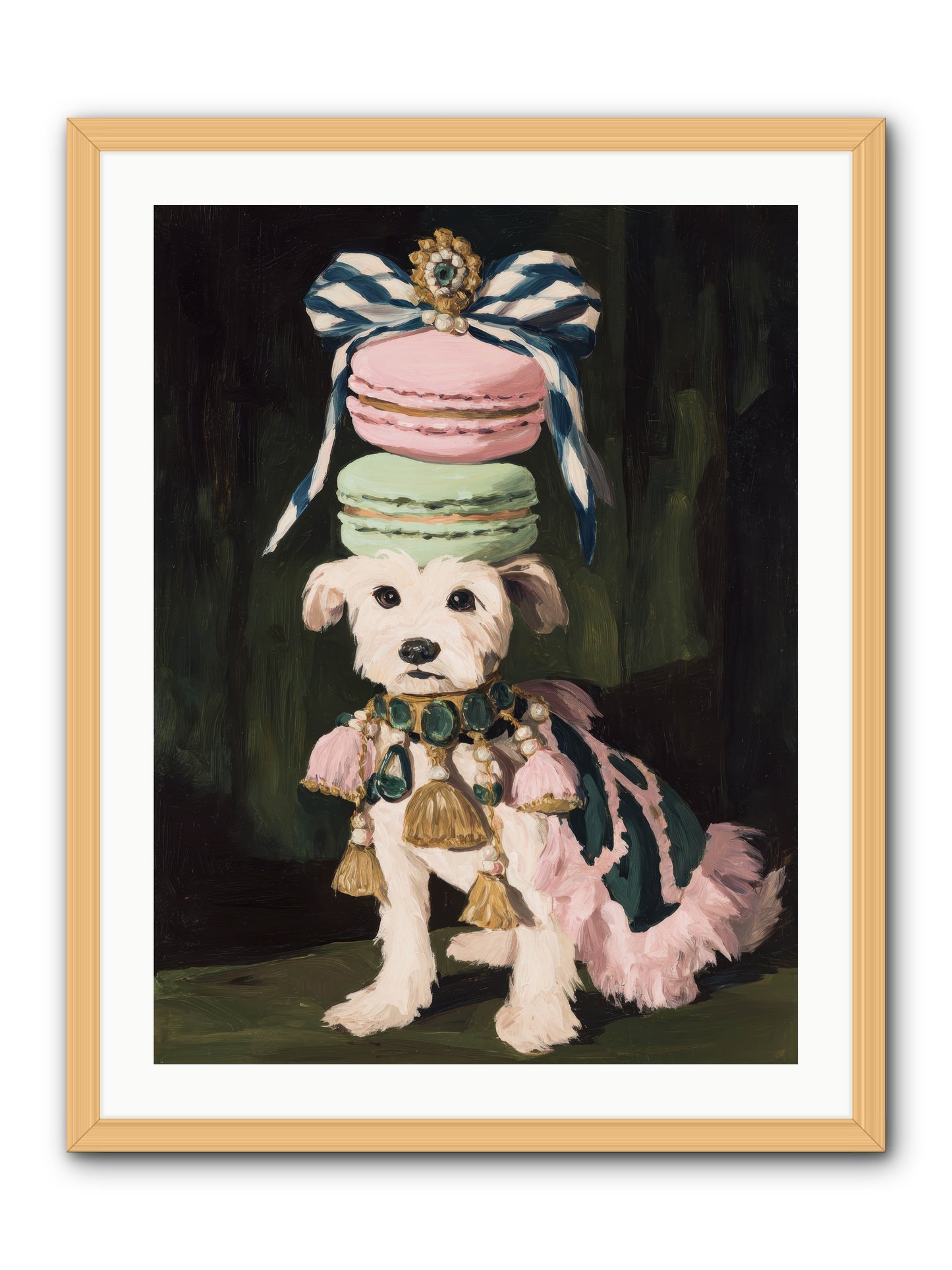 The Delirious Hour -- Framed Print - Natural 24x32
