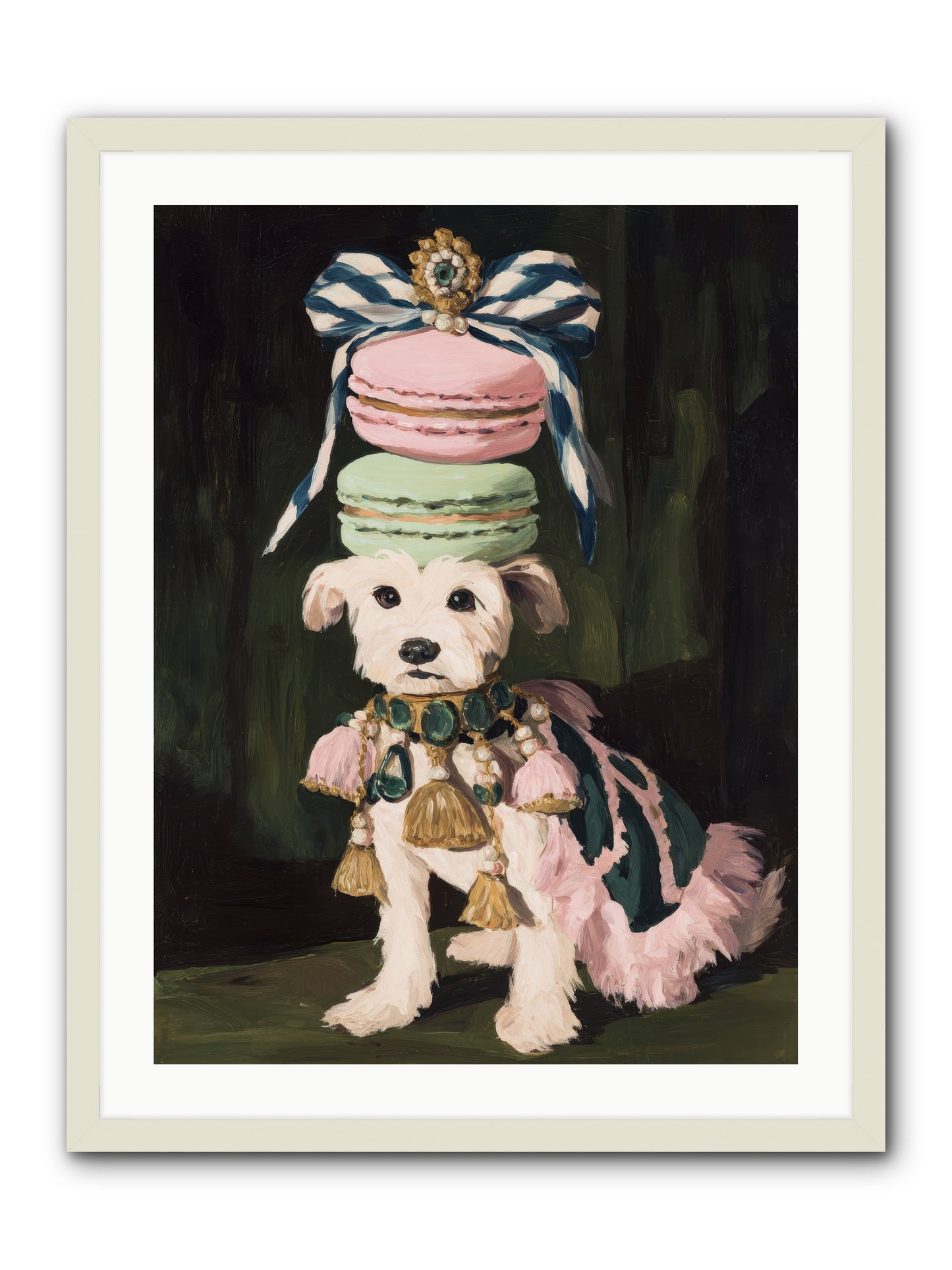 The Delirious Hour -- Framed Print - White 24x32