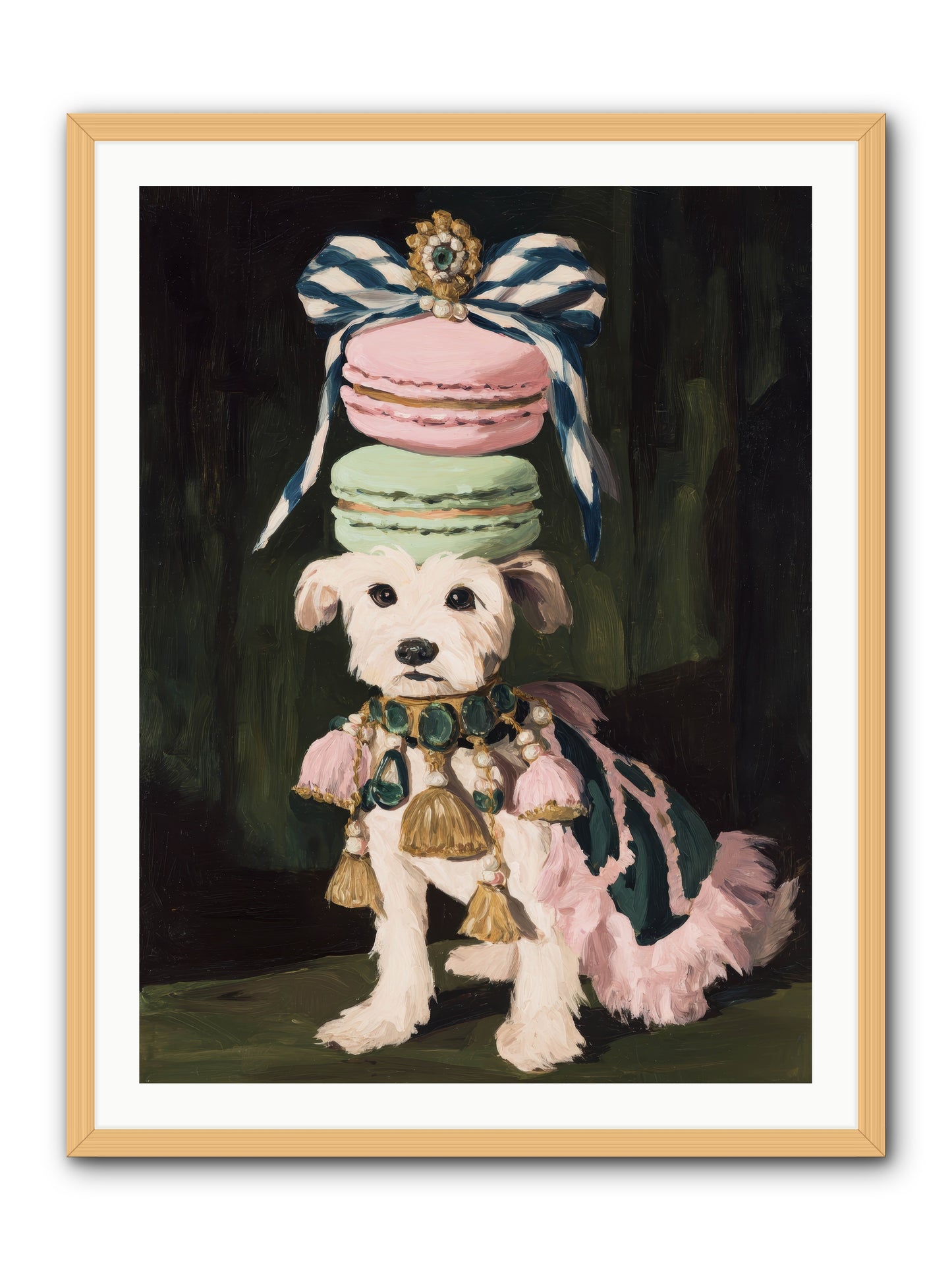 The Delirious Hour -- Framed Print - Natural 30x40
