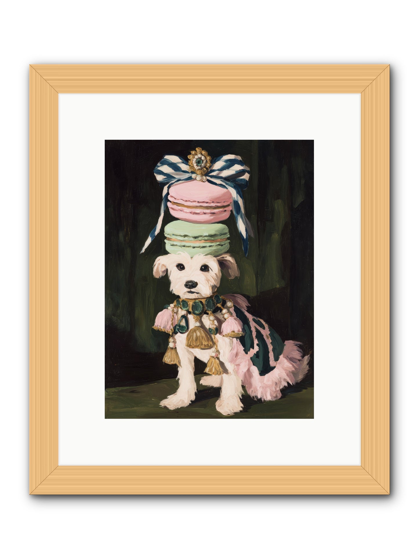 The Delirious Hour -- Framed Print - Natural 9x12