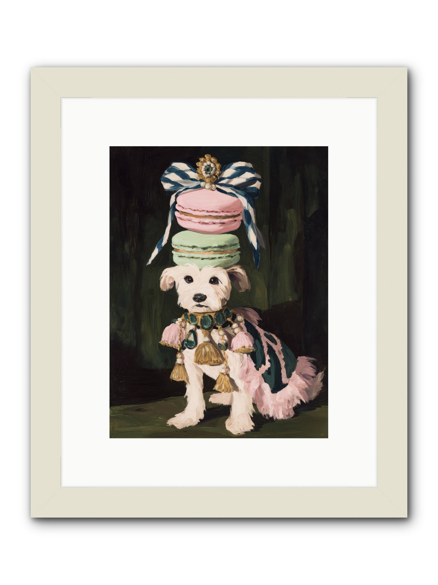 The Delirious Hour -- Framed Print - White 9x12