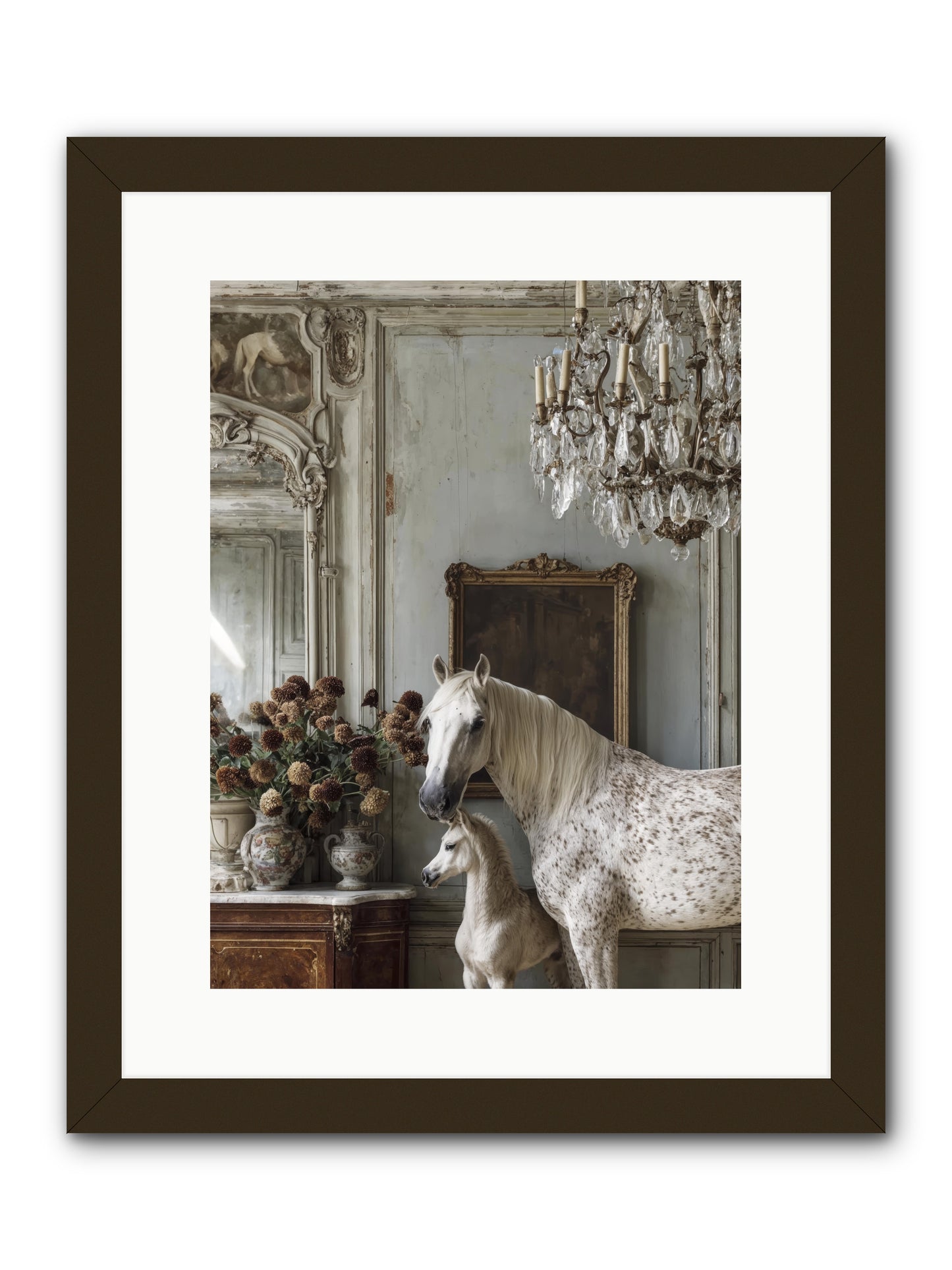 The Diminutive Duchess -- Framed Print - Black 12x16
