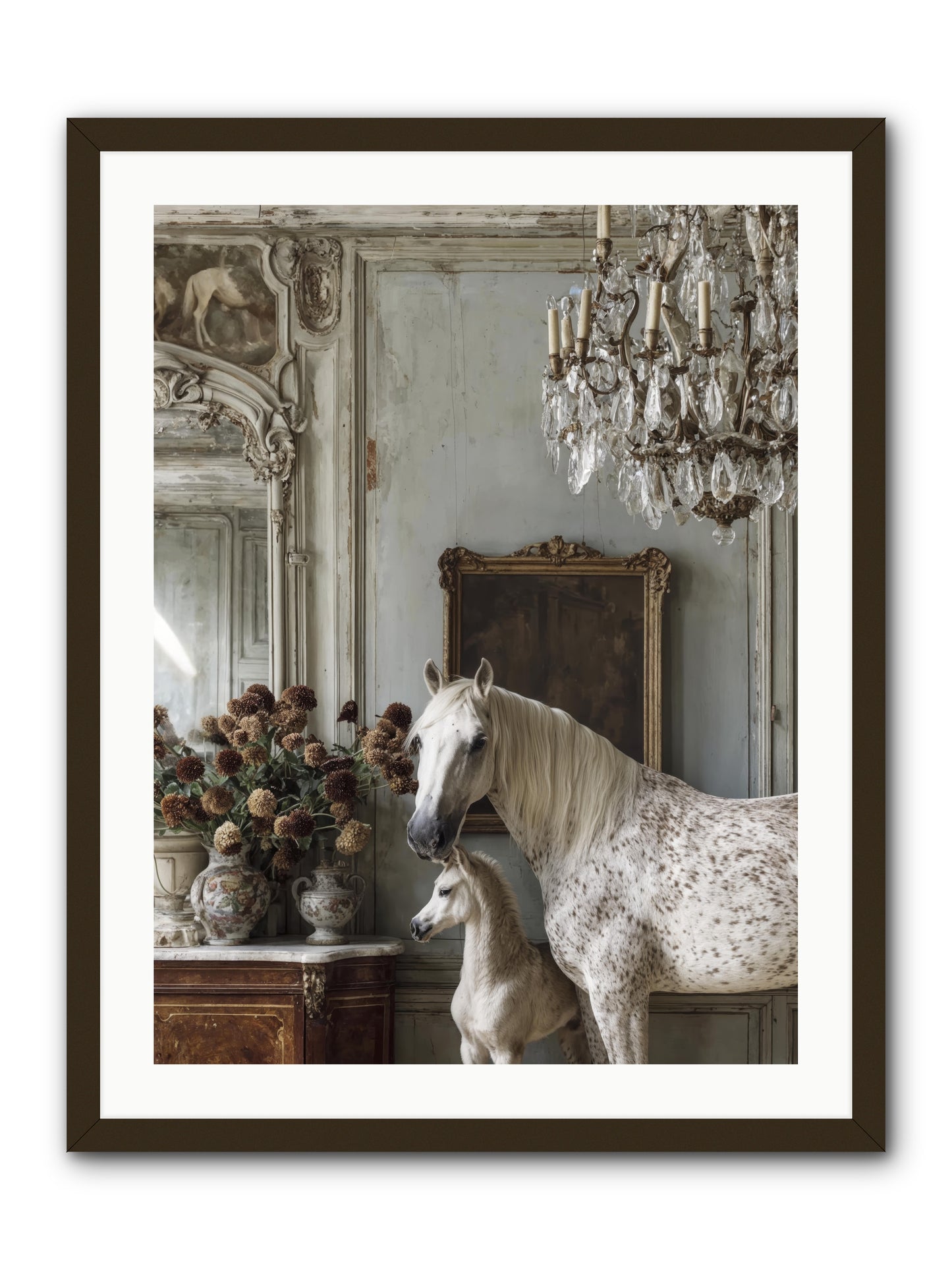 The Diminutive Duchess -- Framed Print - Black 24x32