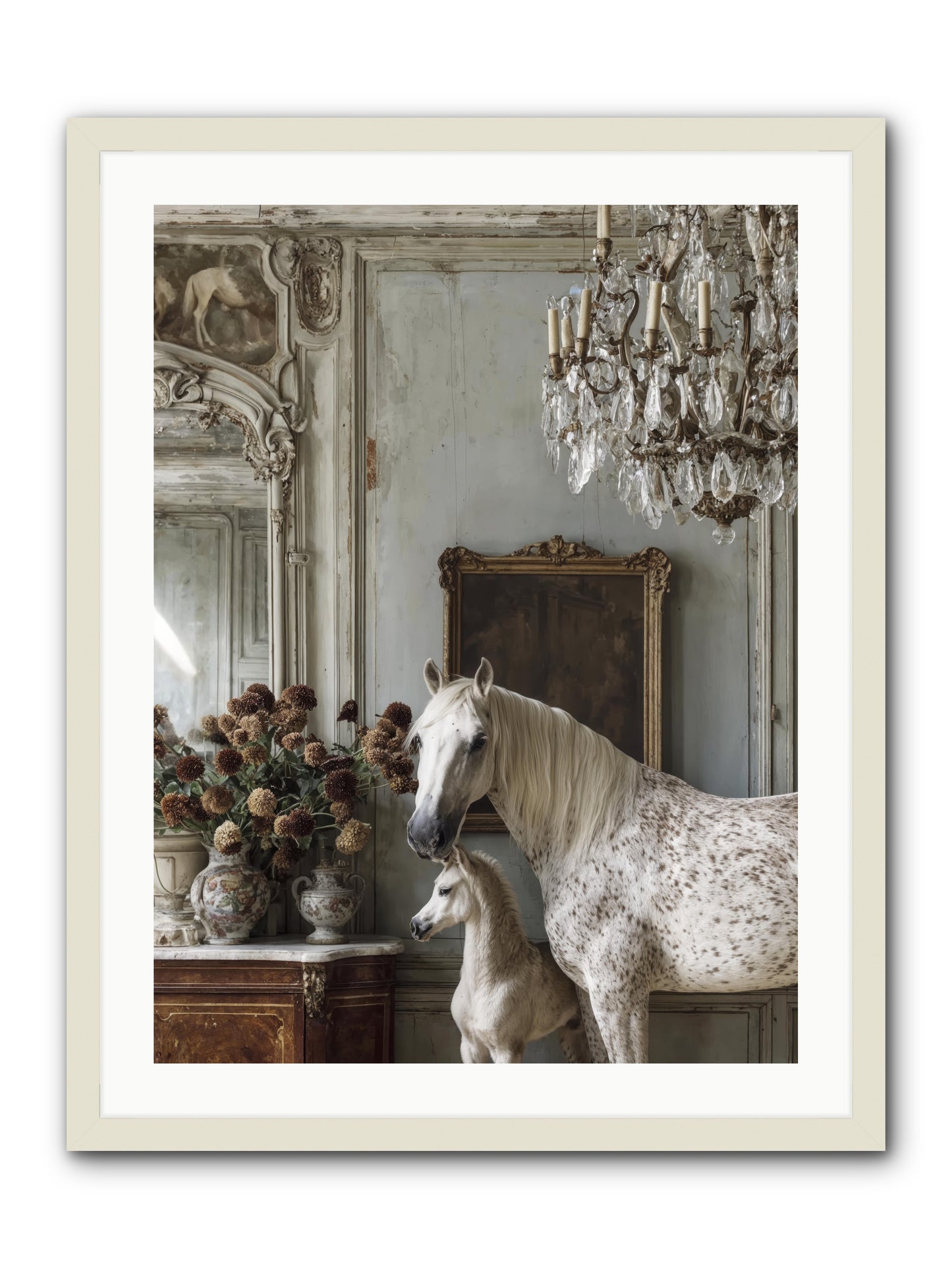 The Diminutive Duchess -- Framed Print - White 24x32