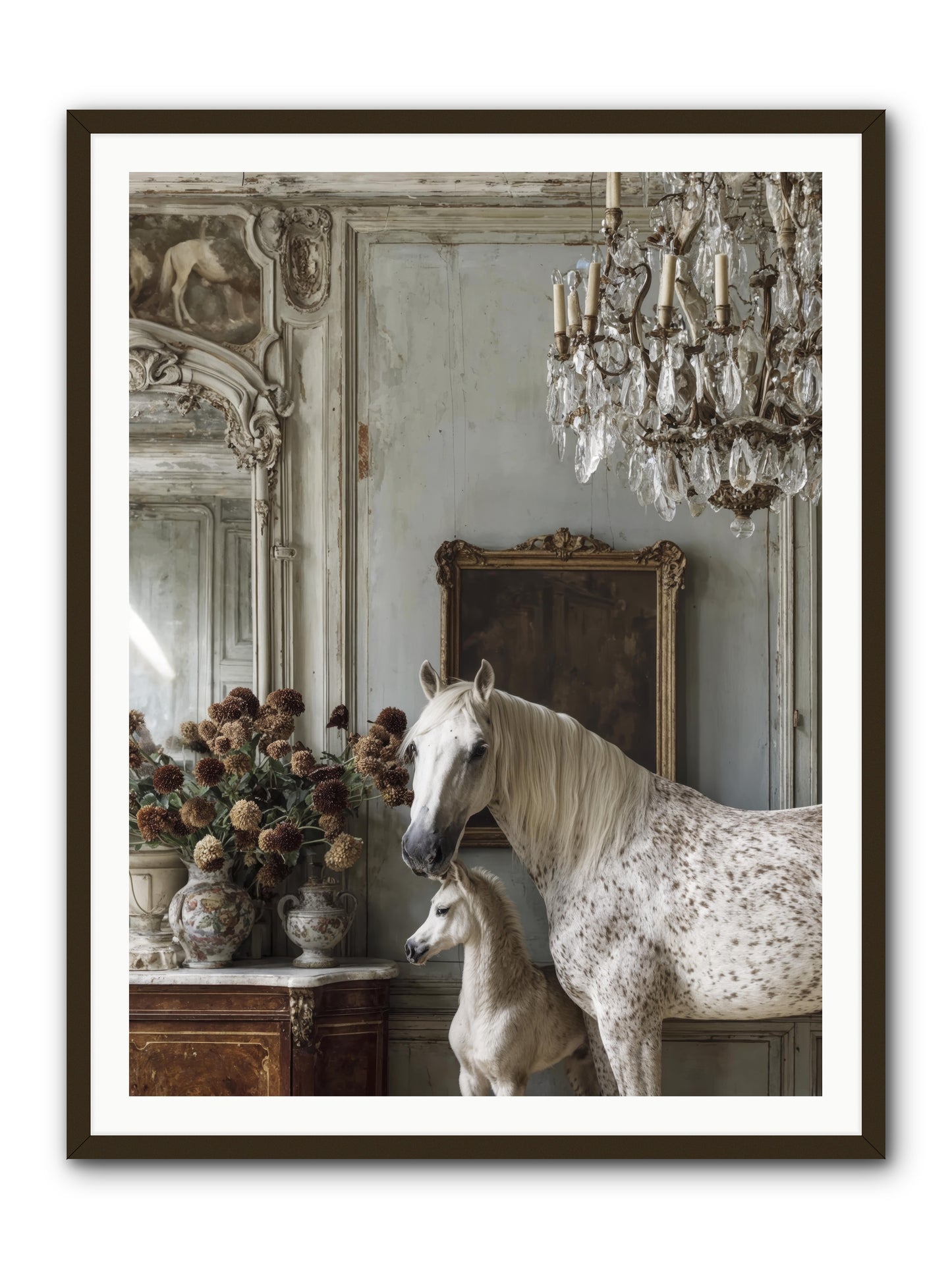 The Diminutive Duchess -- Framed Print - Black 36x48