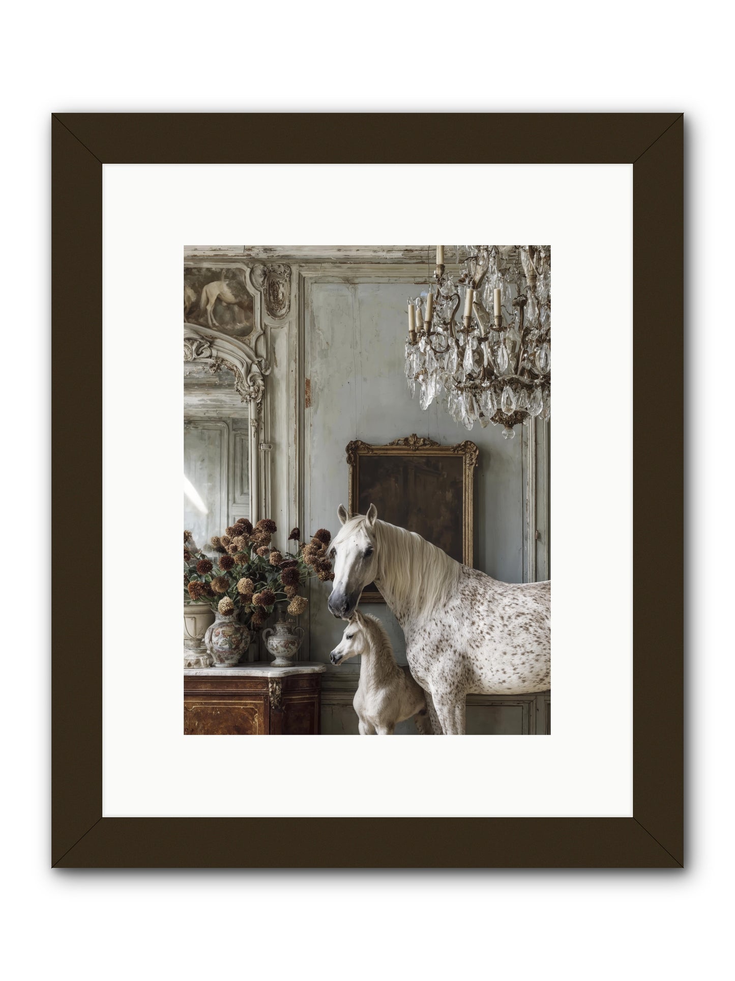 The Diminutive Duchess -- Framed Print - Black 9x12