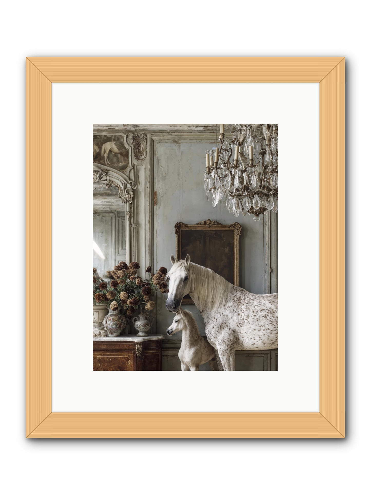 The Diminutive Duchess -- Framed Print - Natural 9x12