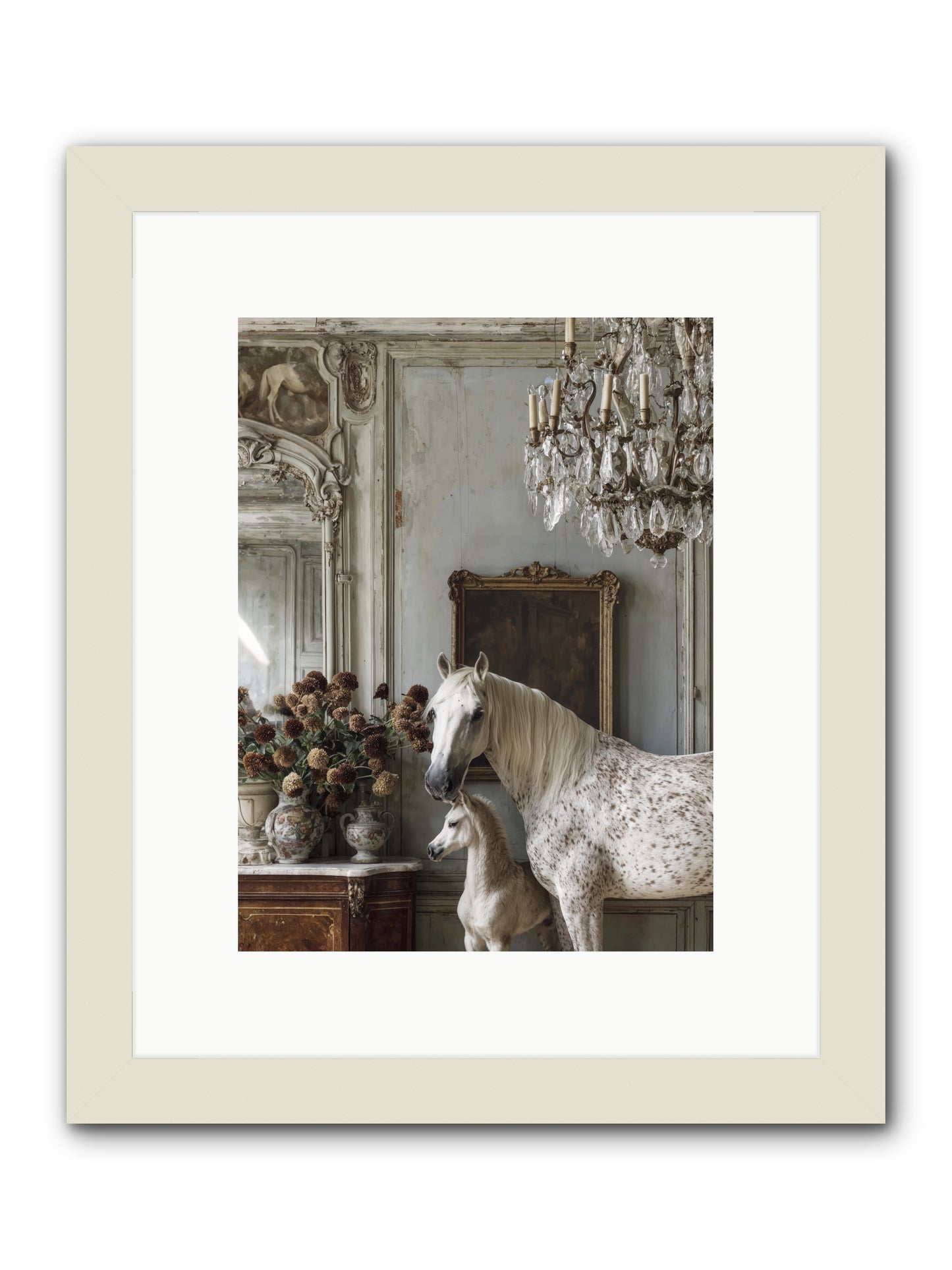 The Diminutive Duchess -- Framed Print - White 9x12