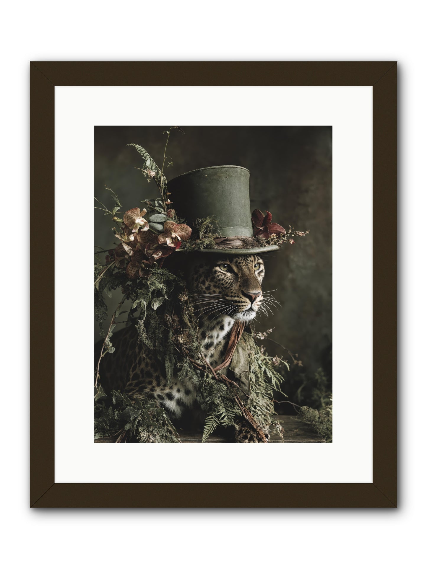 The Divine Manor -- Framed Print - Black 12x16