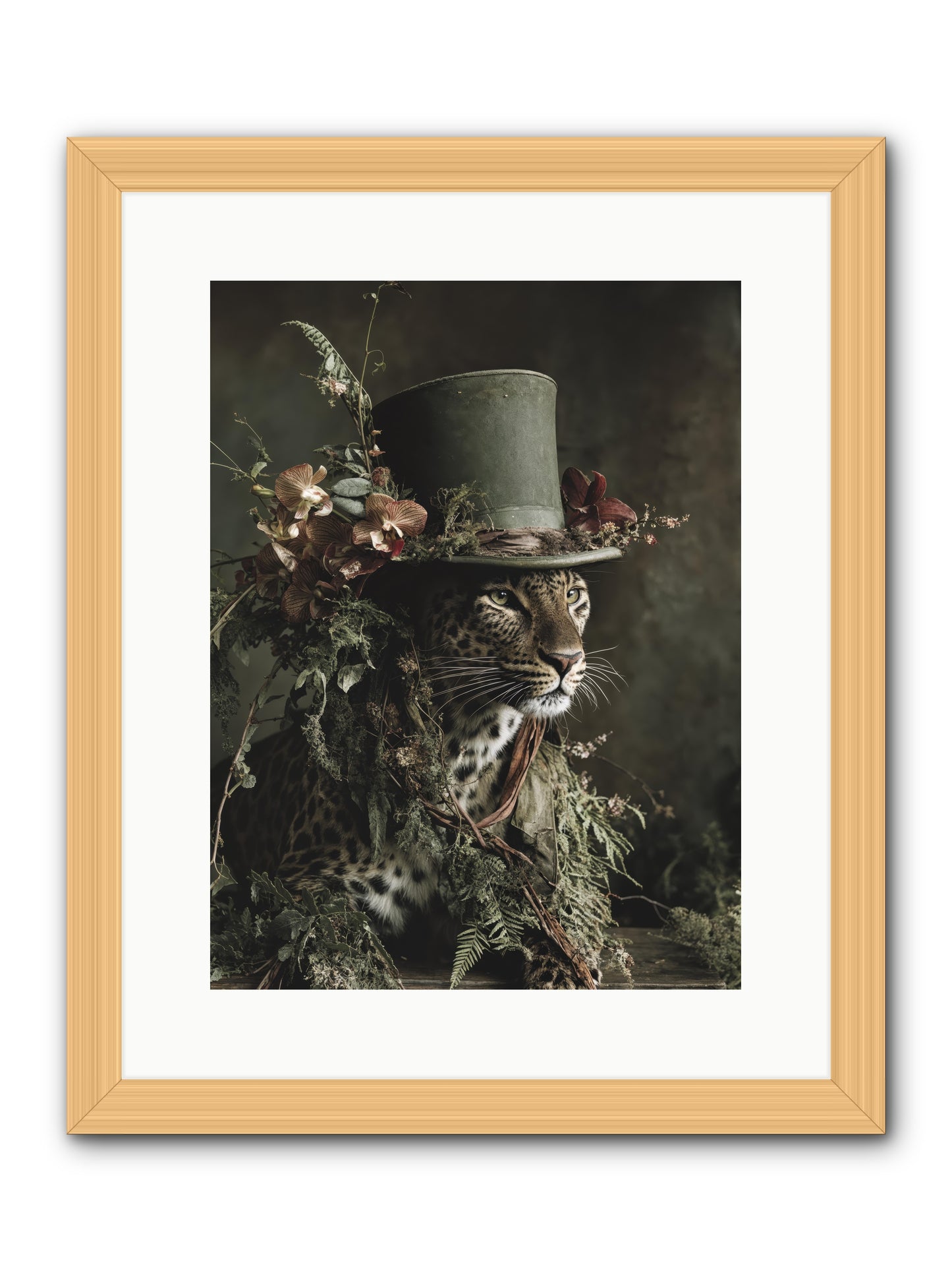 The Divine Manor -- Framed Print - Natural 12x16