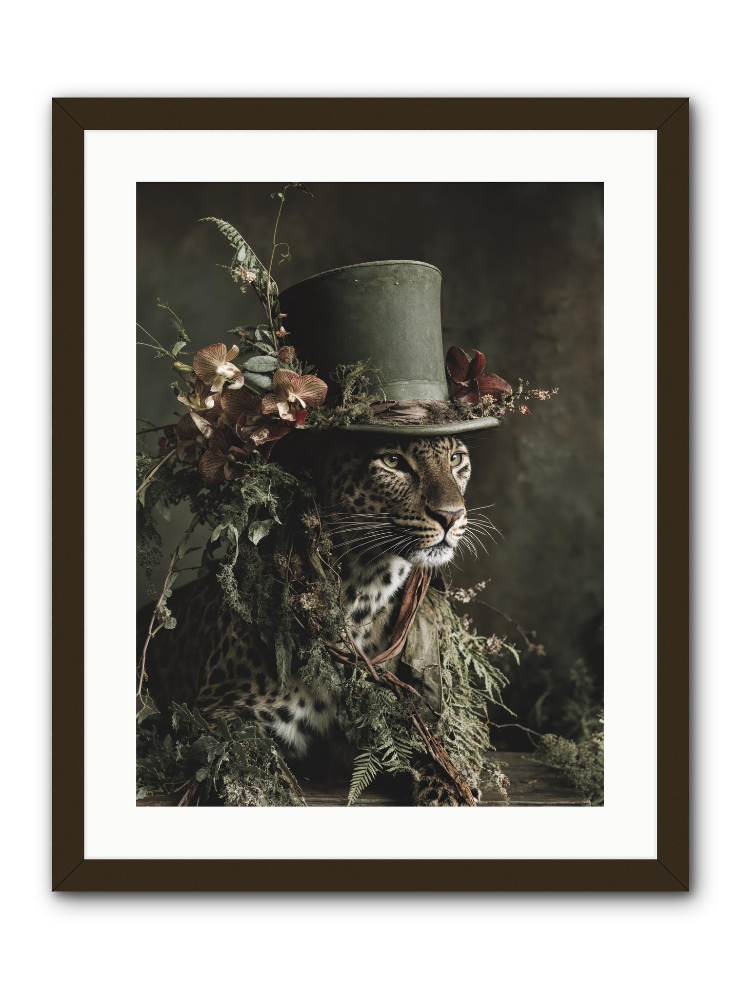 The Divine Manor -- Framed Print - Black 18x24