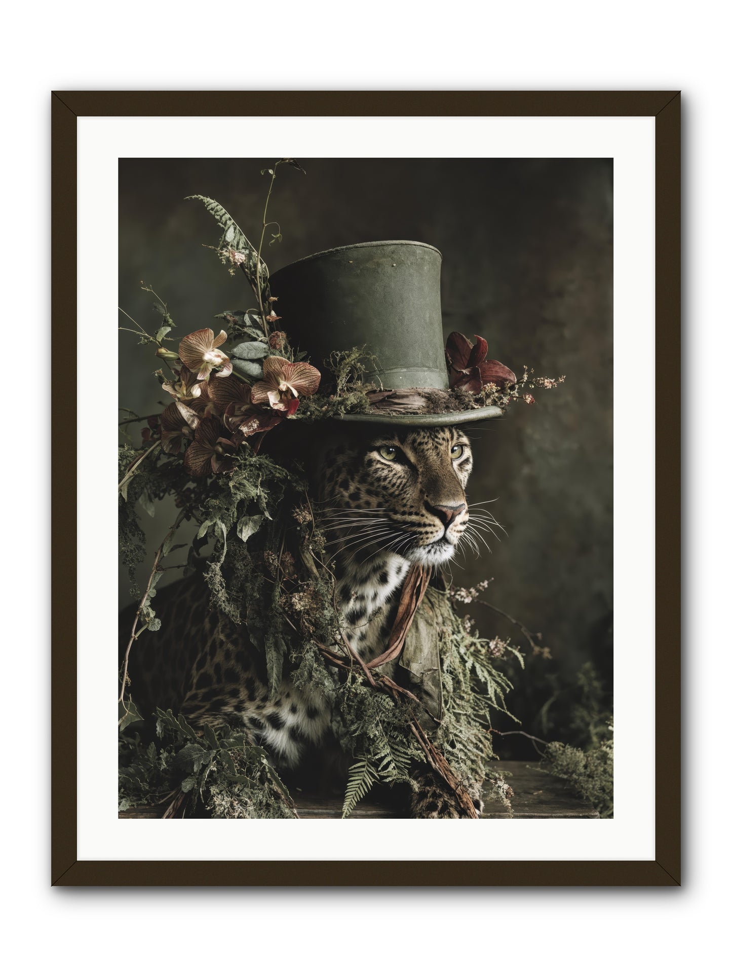 The Divine Manor -- Framed Print - Black 24x32