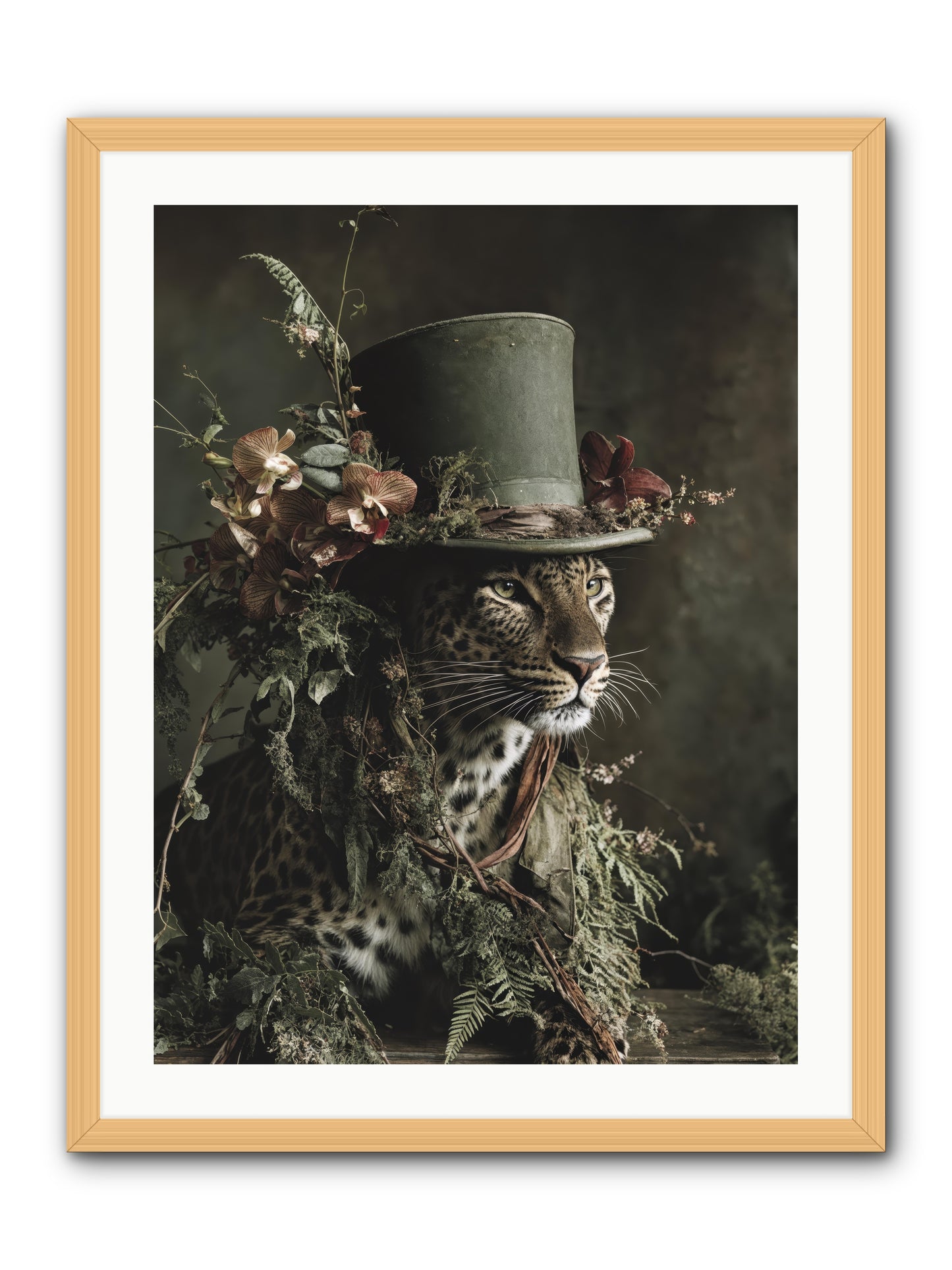 The Divine Manor -- Framed Print - Natural 24x32