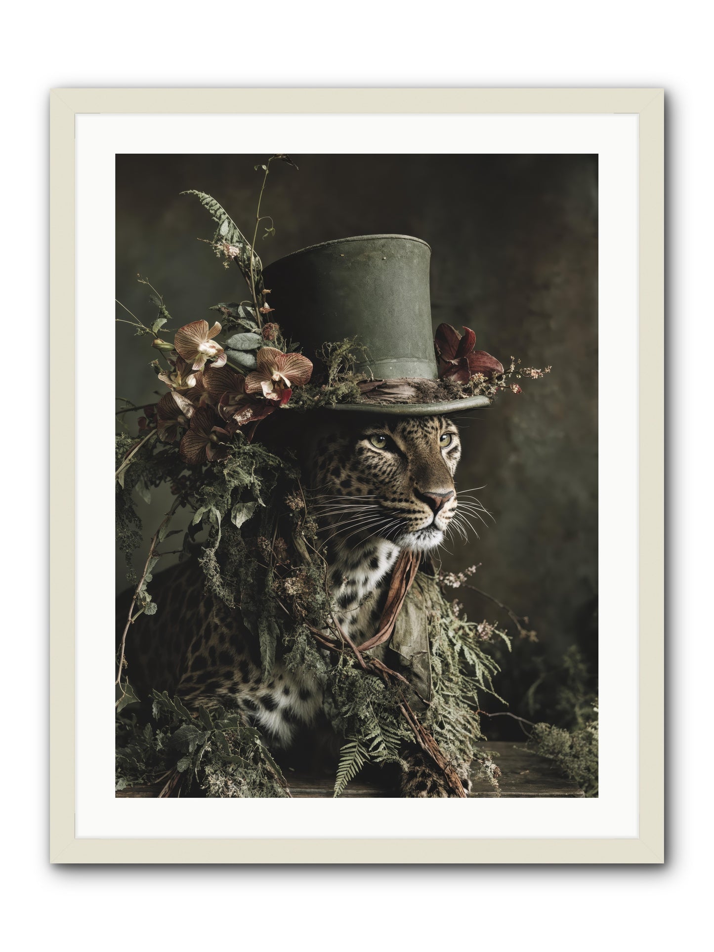 The Divine Manor -- Framed Print - White 24x32