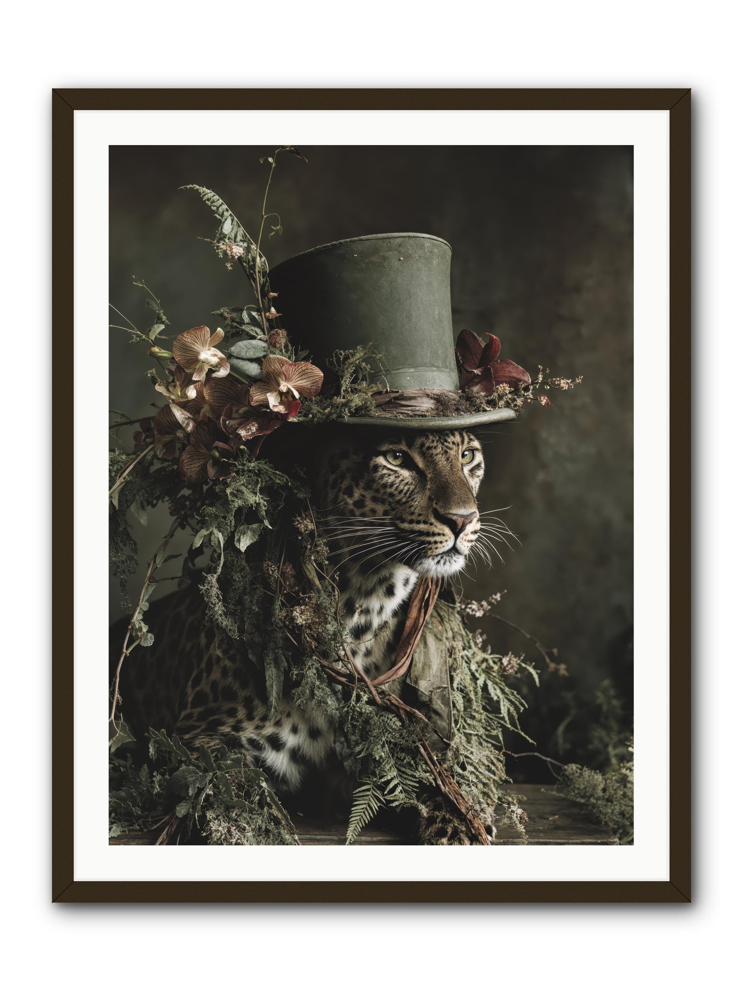 The Divine Manor -- Framed Print - Black 30x40