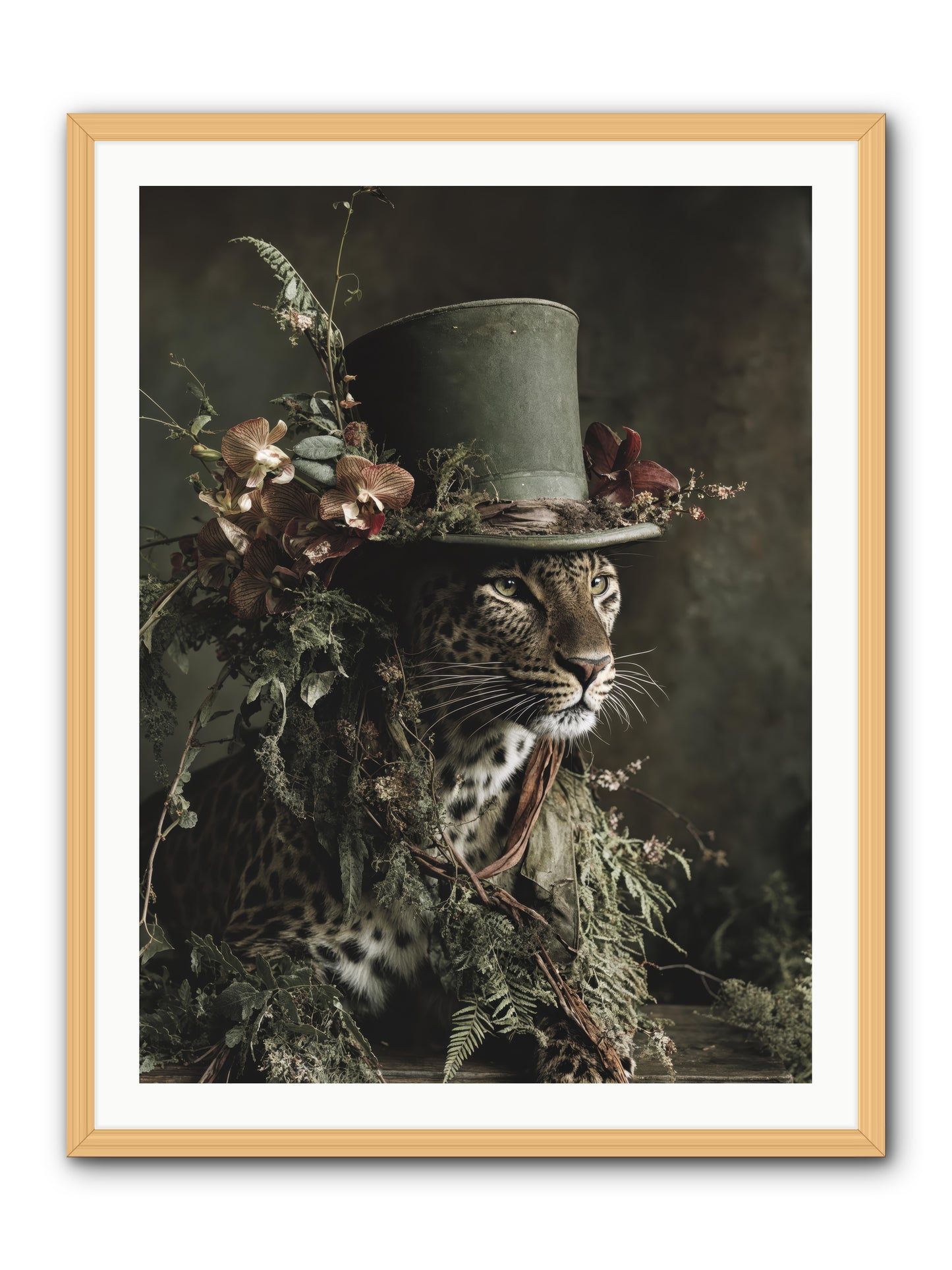 The Divine Manor -- Framed Print - Natural 30x40