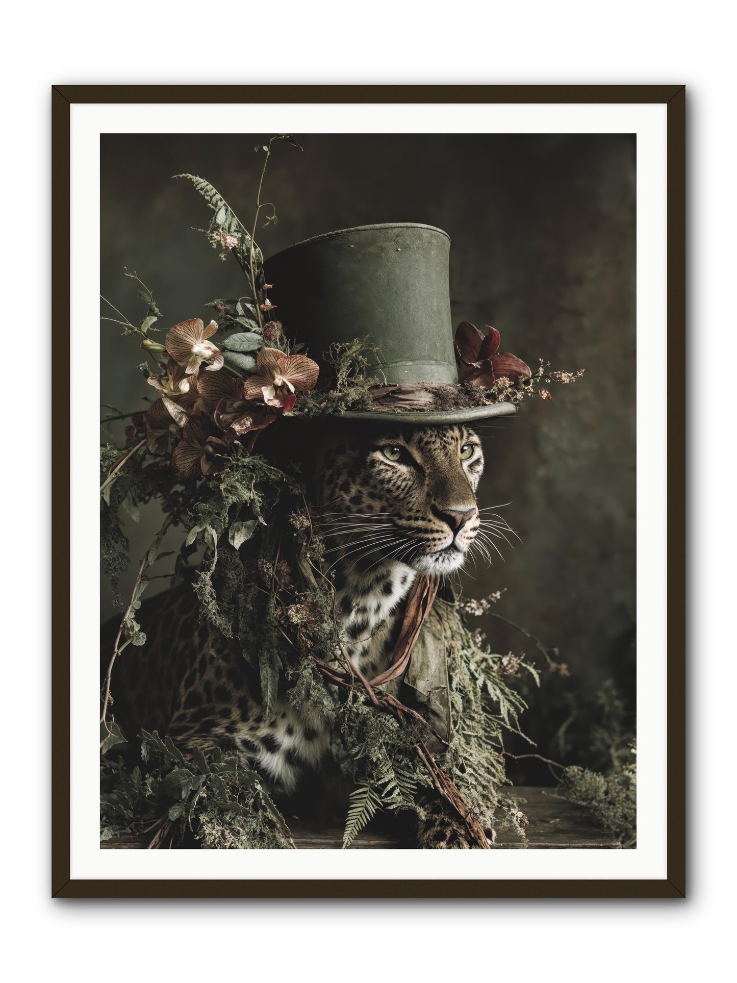 The Divine Manor -- Framed Print - Black 36x48