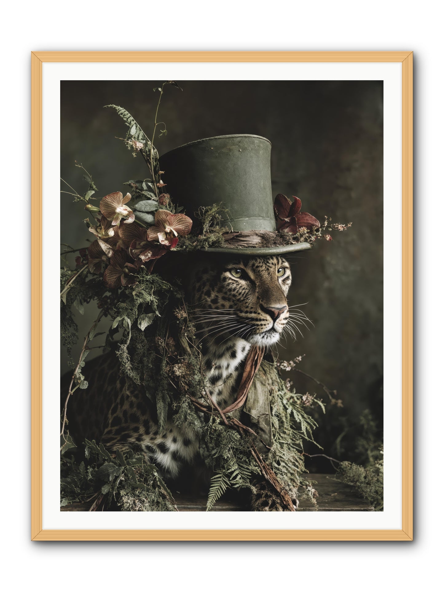 The Divine Manor -- Framed Print - Natural 36x48