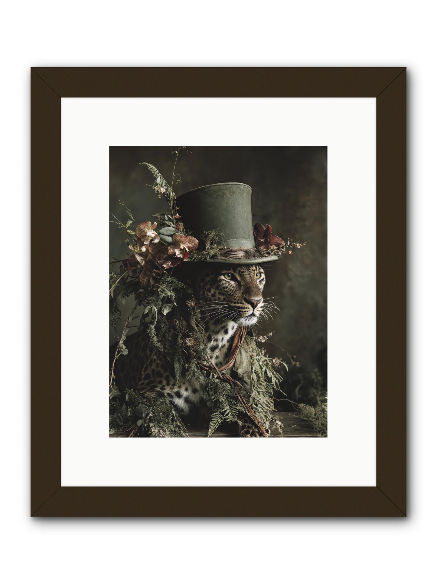 The Divine Manor -- Framed Print - Black 9x12