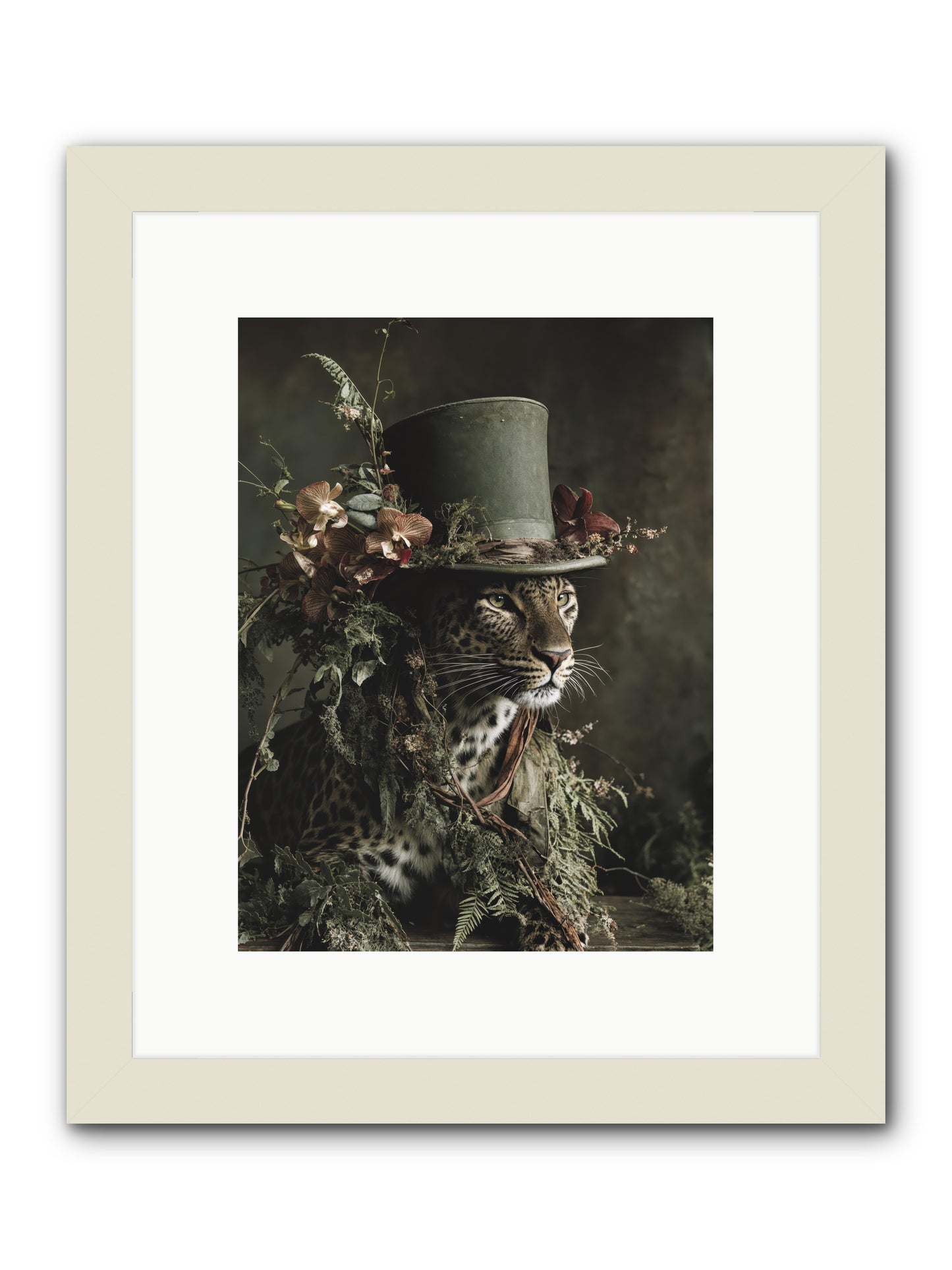 The Divine Manor -- Framed Print - White 9x12