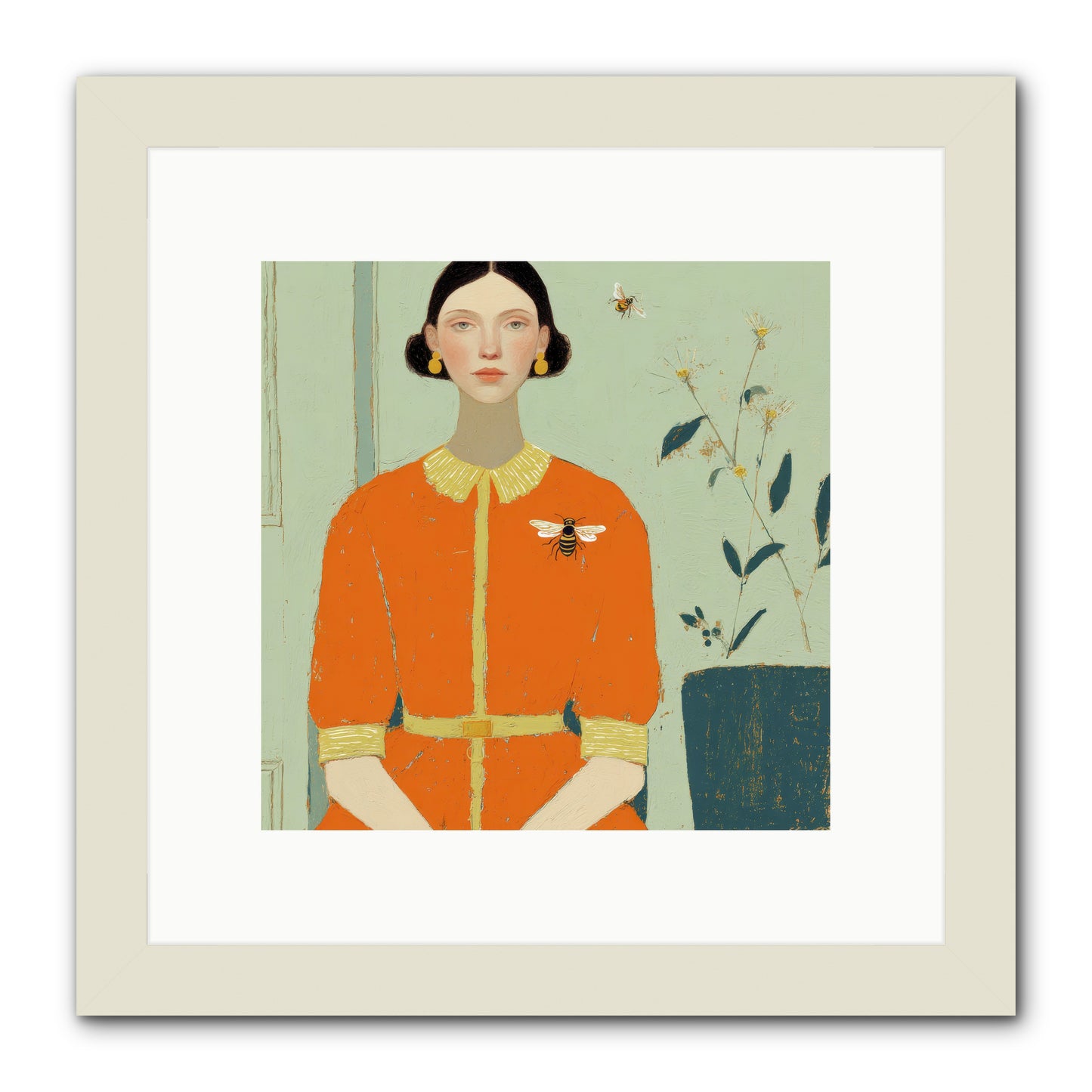 The Doe Delivered Letters -- Framed Print - White 10x10