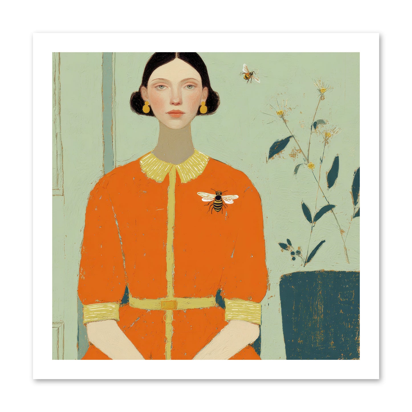 The Doe Delivered Letters -- Loose Canvas Print 16x16