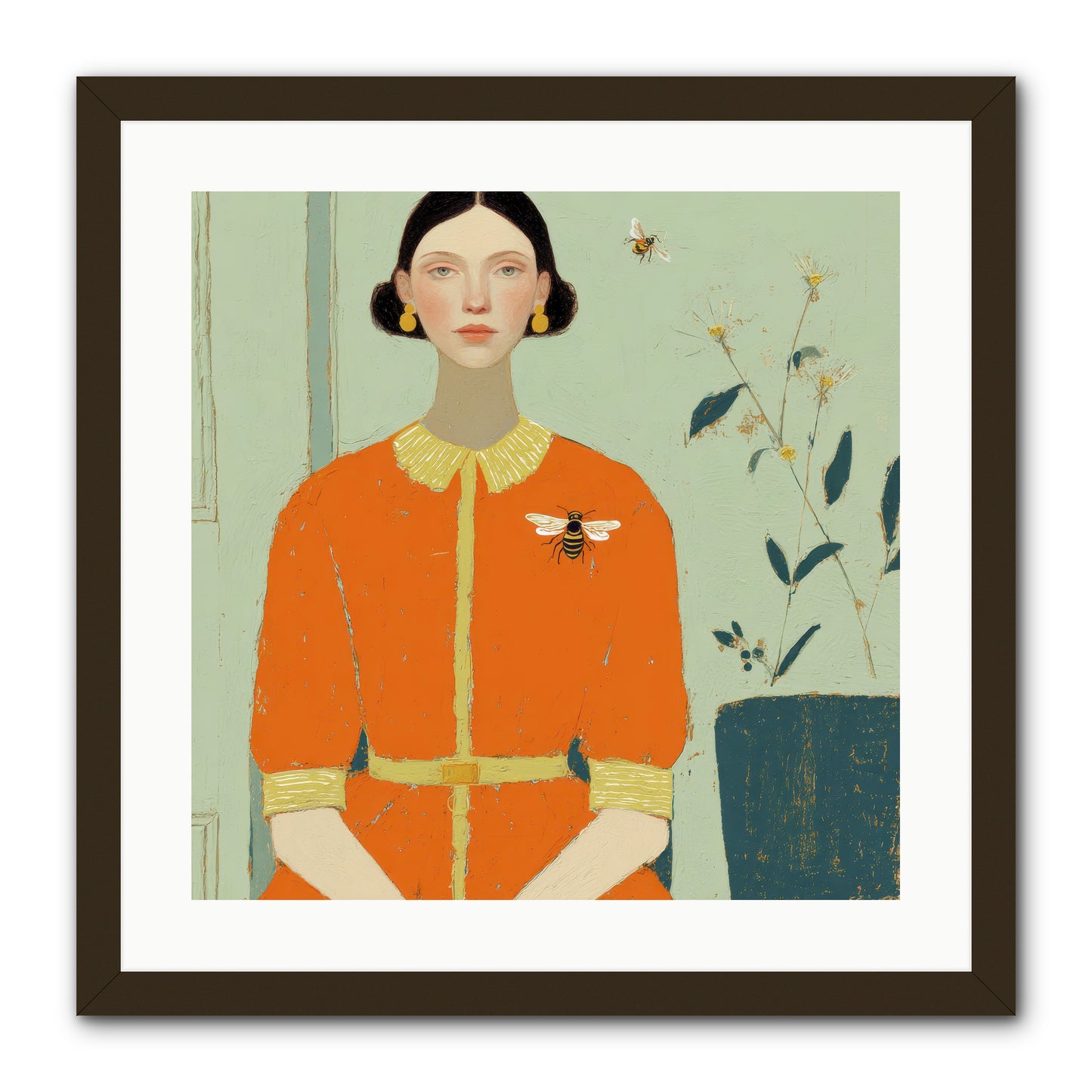 The Doe Delivered Letters -- Framed Print - Black 20x20
