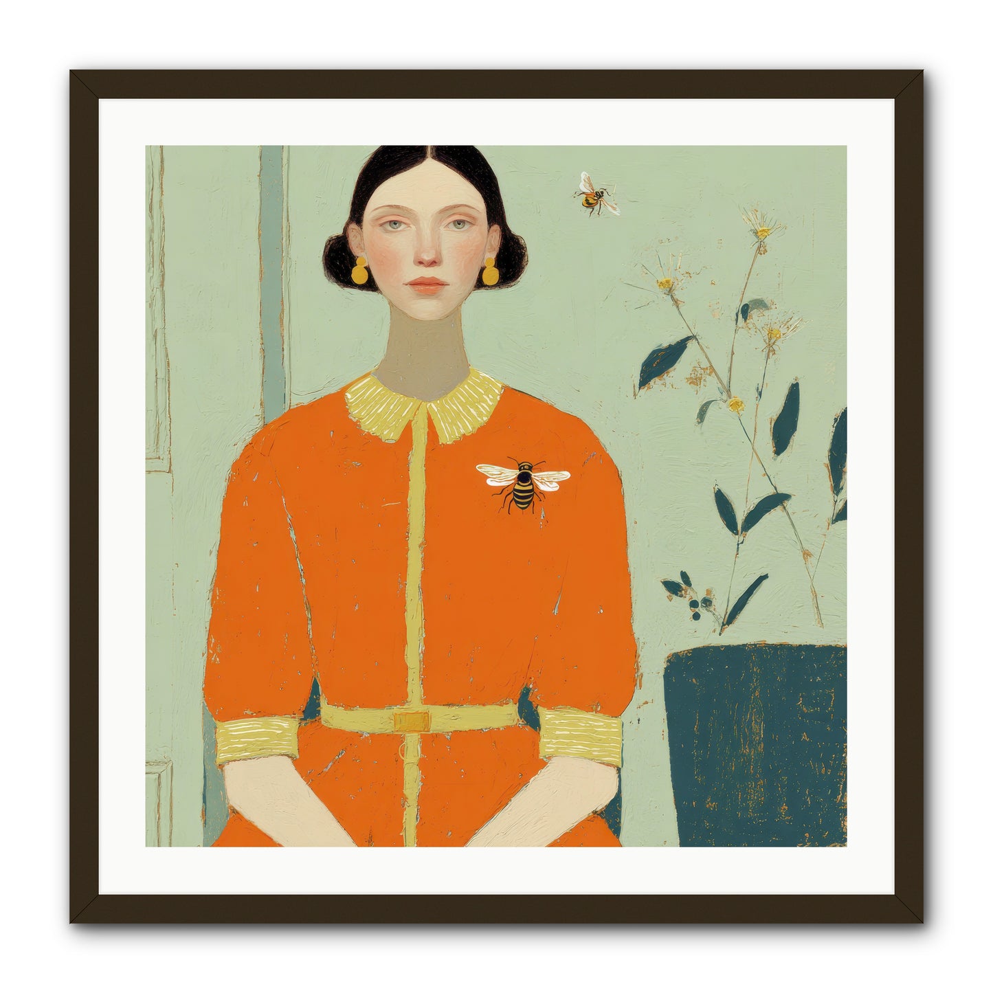 The Doe Delivered Letters -- Framed Print - Black 30x30