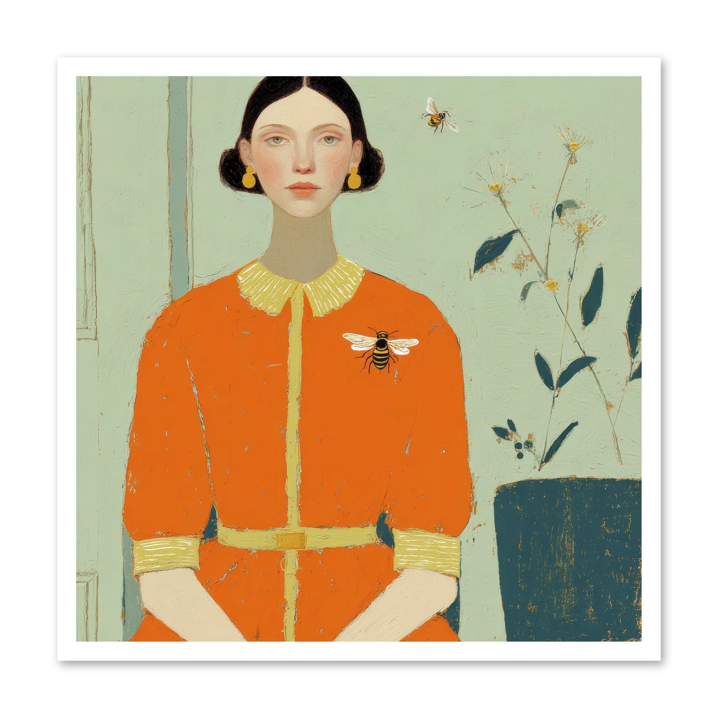 The Doe Delivered Letters -- Loose Canvas Print 30x30