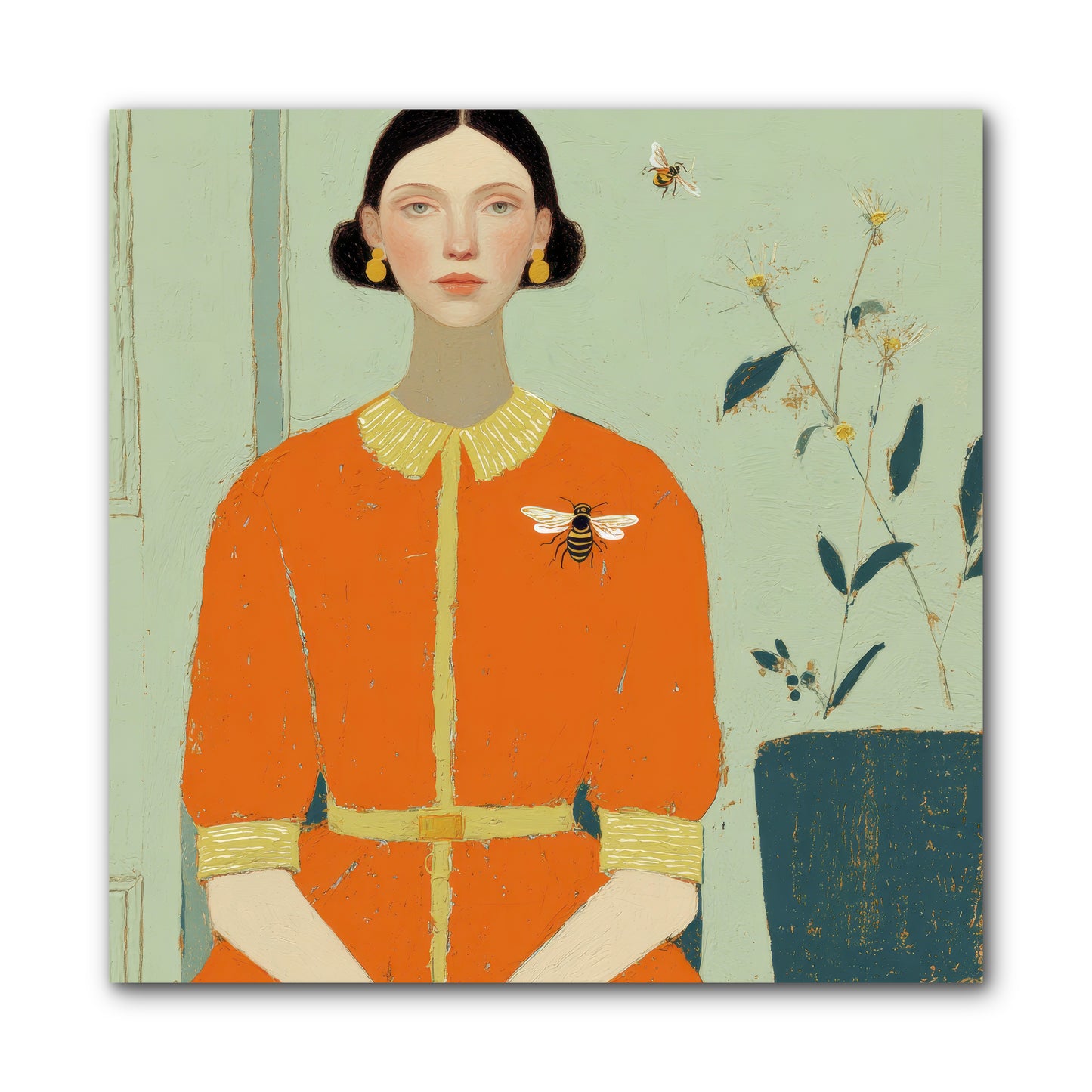 The Doe Delivered Letters -- Wrapped Canvas 10x10