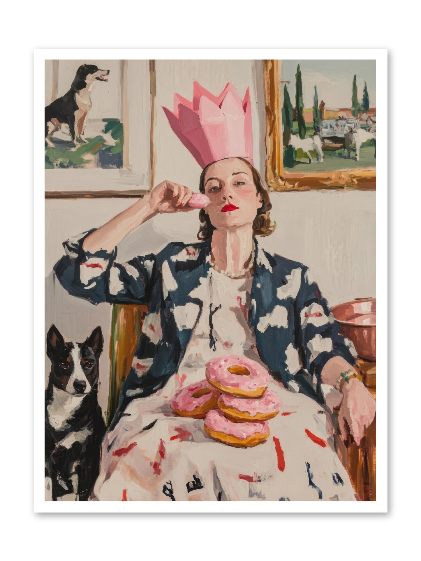 The Donut Diarist -- Paper Print 30x40
