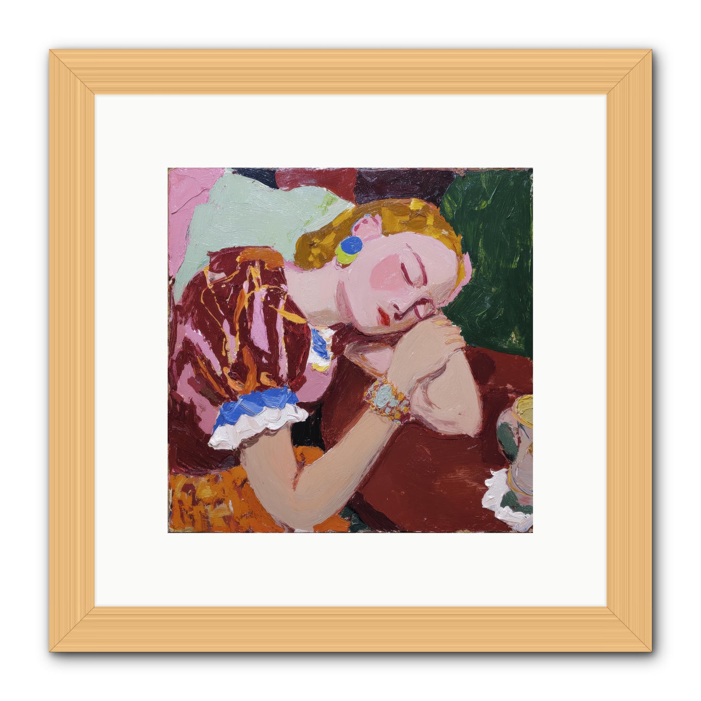 The Dream -- Framed Print - Natural 10x10