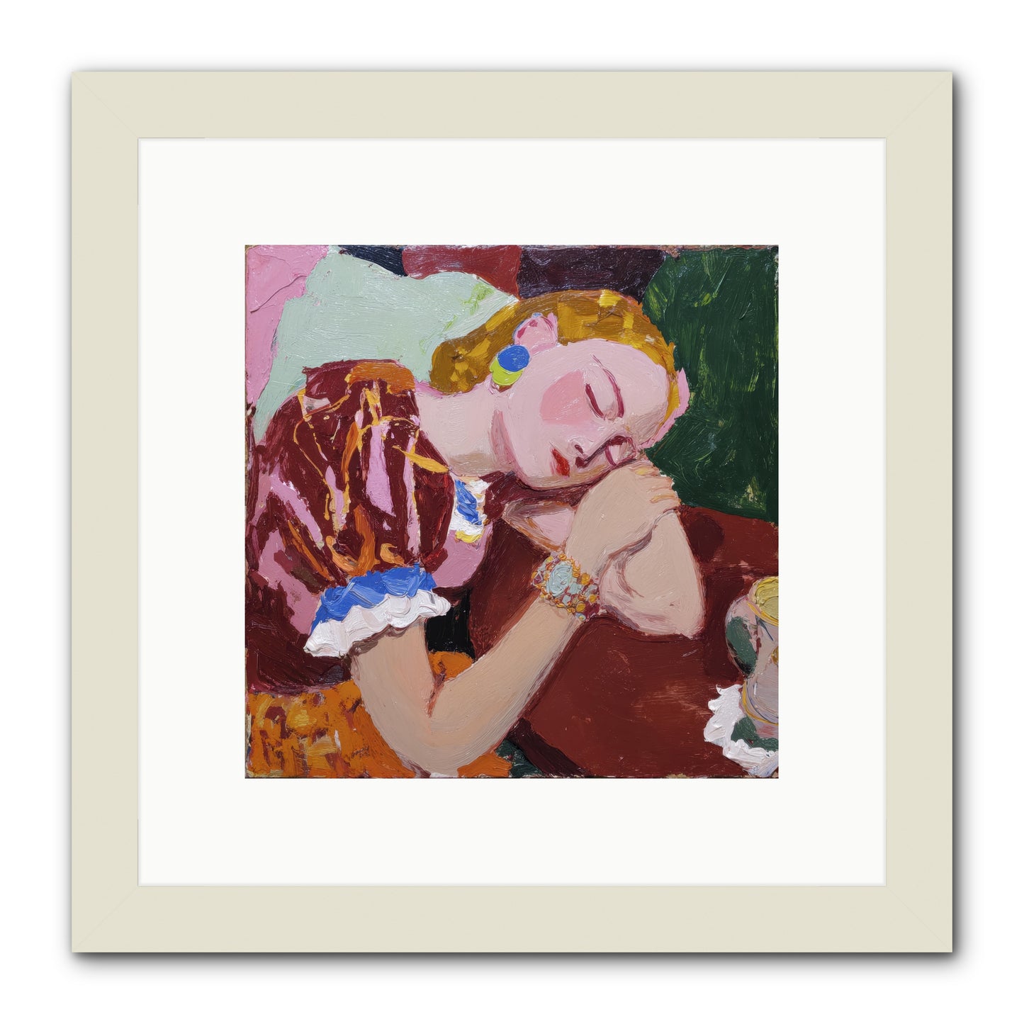 The Dream -- Framed Print - White 10x10