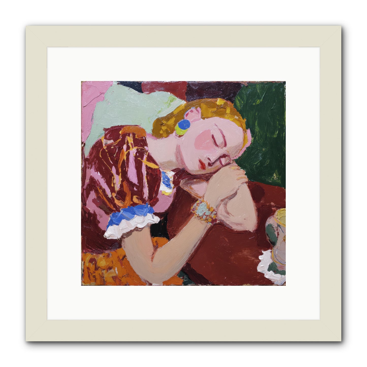 The Dream -- Framed Print - White 12x12
