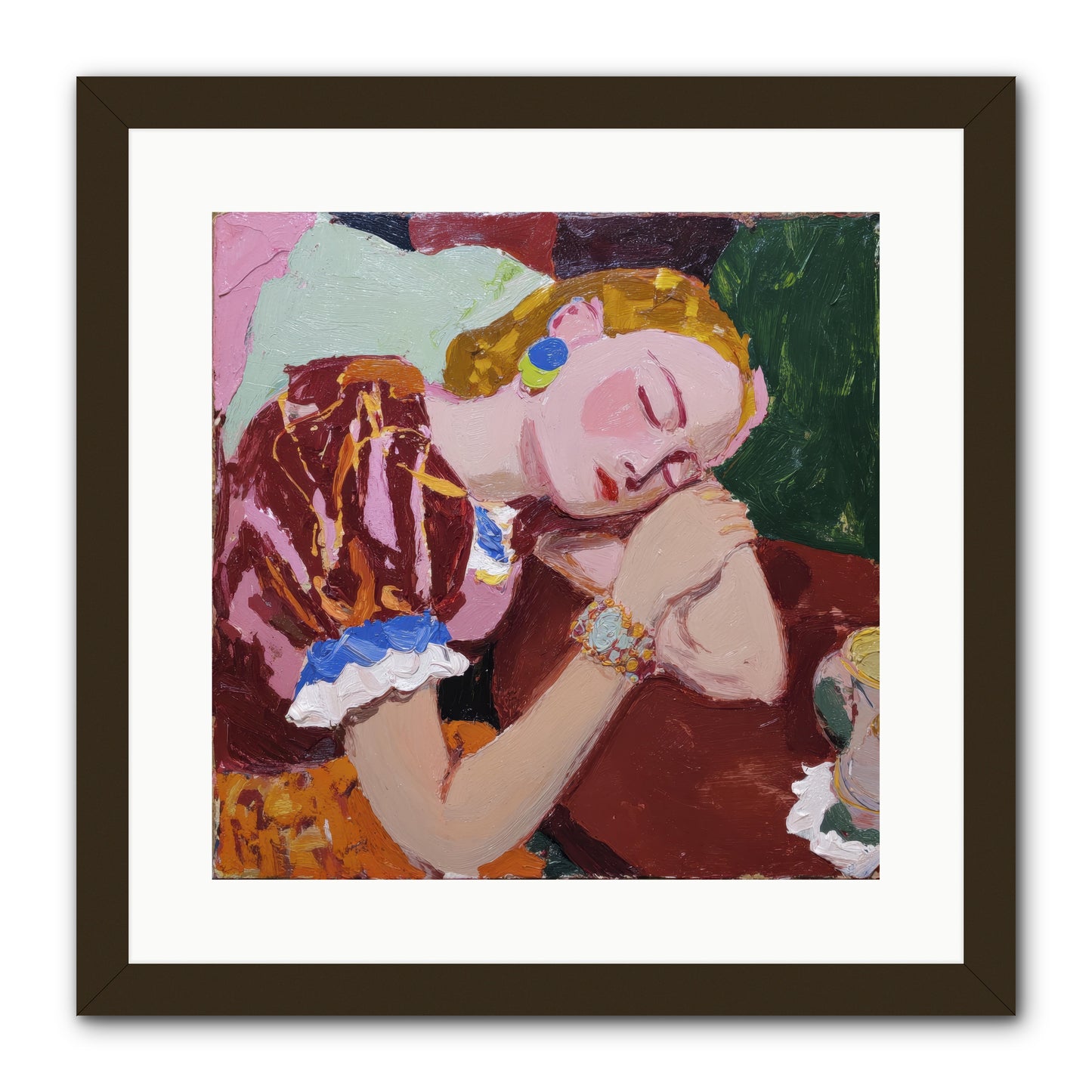 The Dream -- Framed Print - Black 16x16