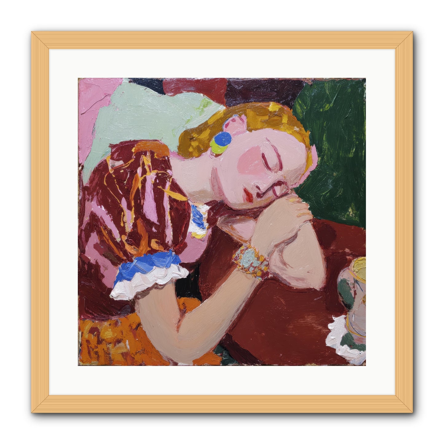 The Dream -- Framed Print - Natural 20x20