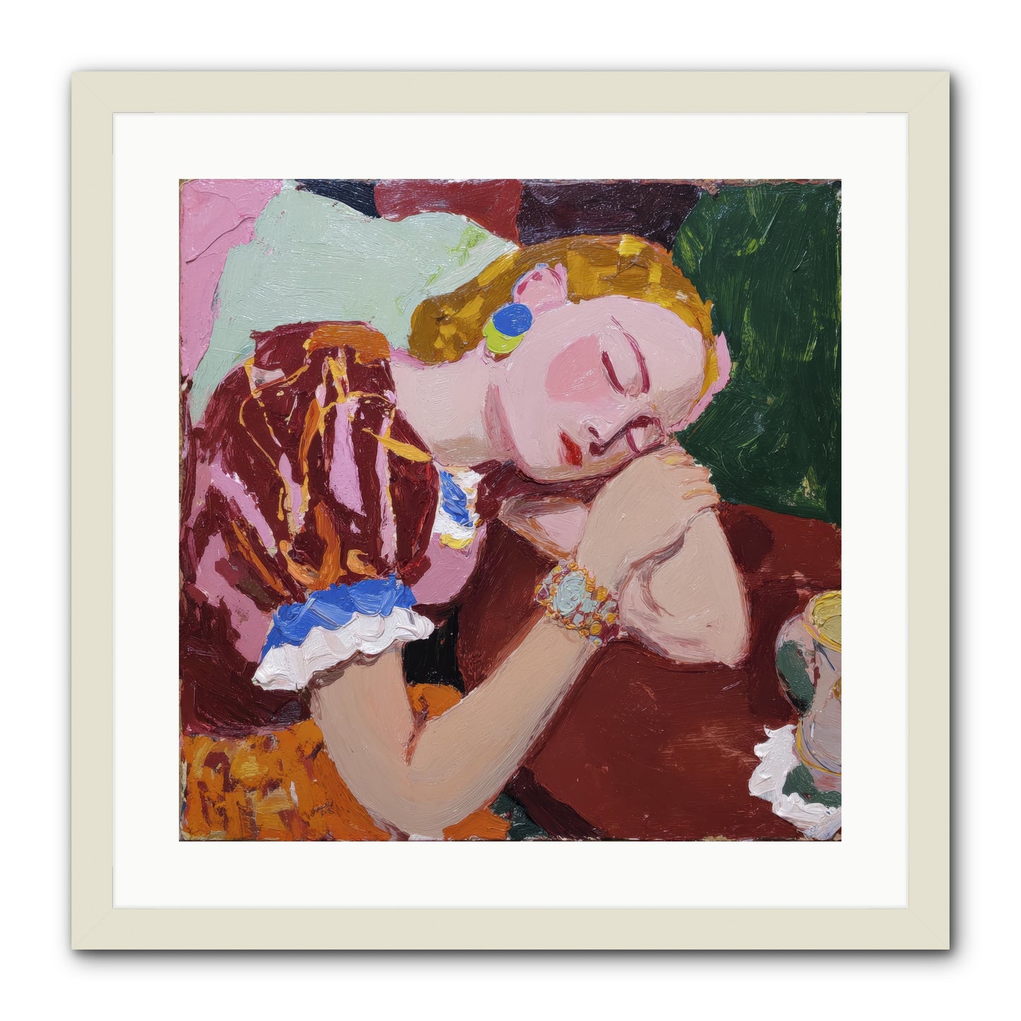 The Dream -- Framed Print - White 20x20