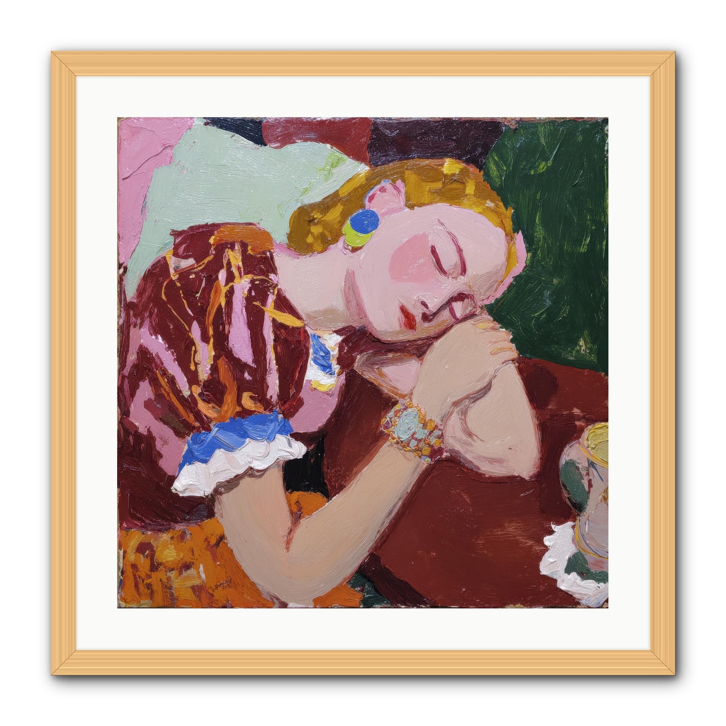 The Dream -- Framed Print - Natural 24x24