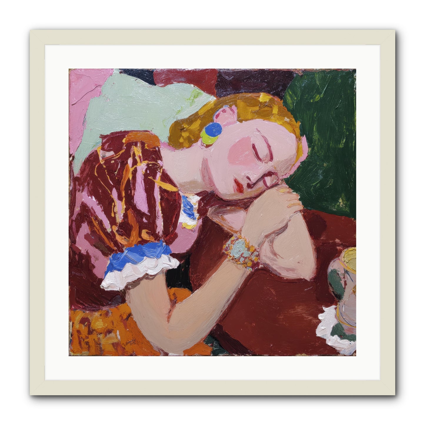 The Dream -- Framed Print - White 24x24