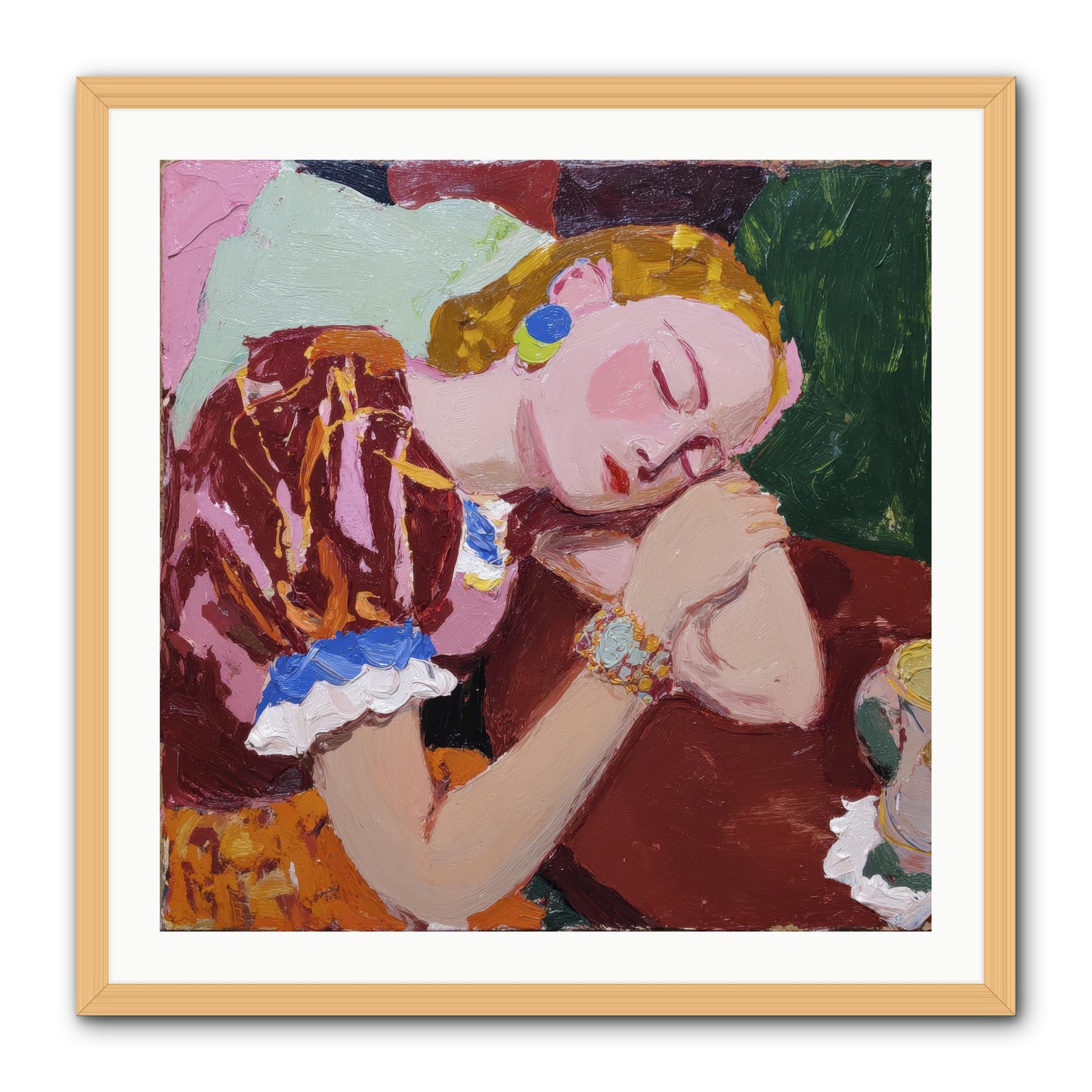 The Dream -- Framed Print - Natural 30x30