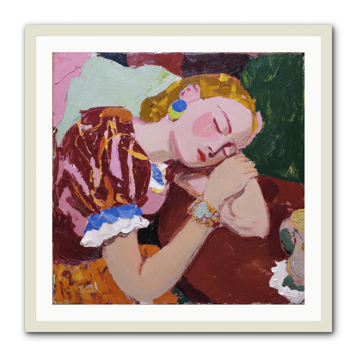 The Dream -- Framed Print - White 30x30