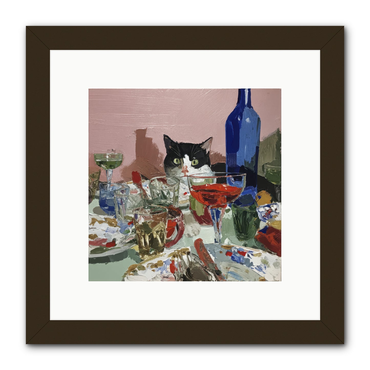The Dreamer -- Framed Print - Black 10x10