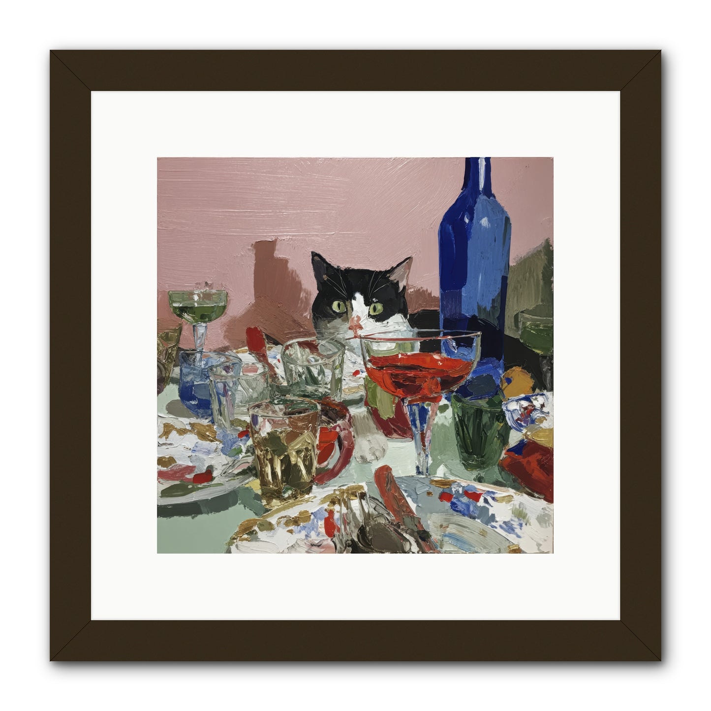 The Dreamer -- Framed Print - Black 12x12