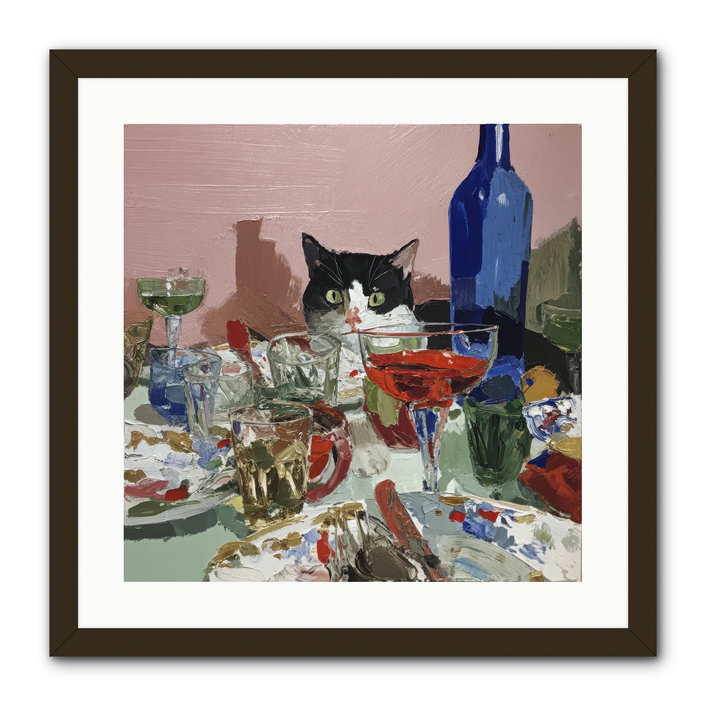 The Dreamer -- Framed Print - Black 20x20