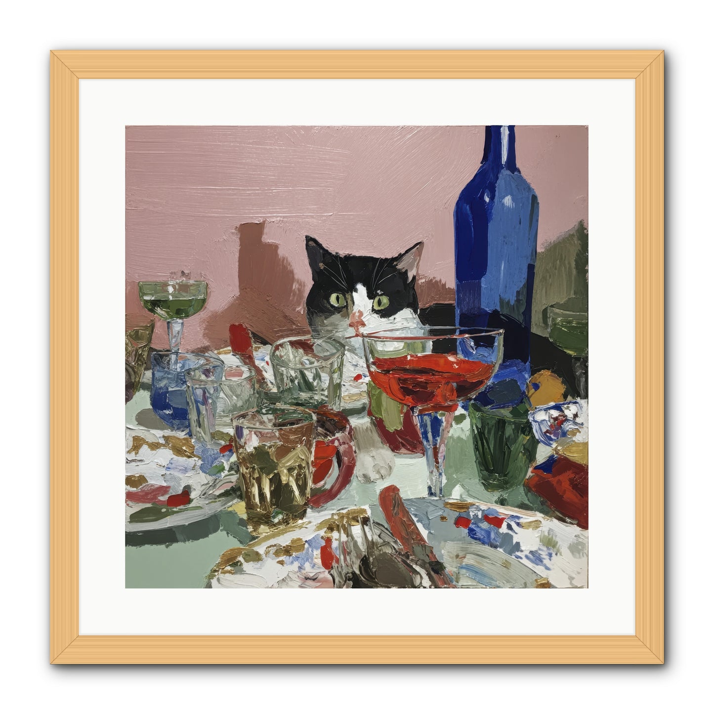 The Dreamer -- Framed Print - Natural 20x20
