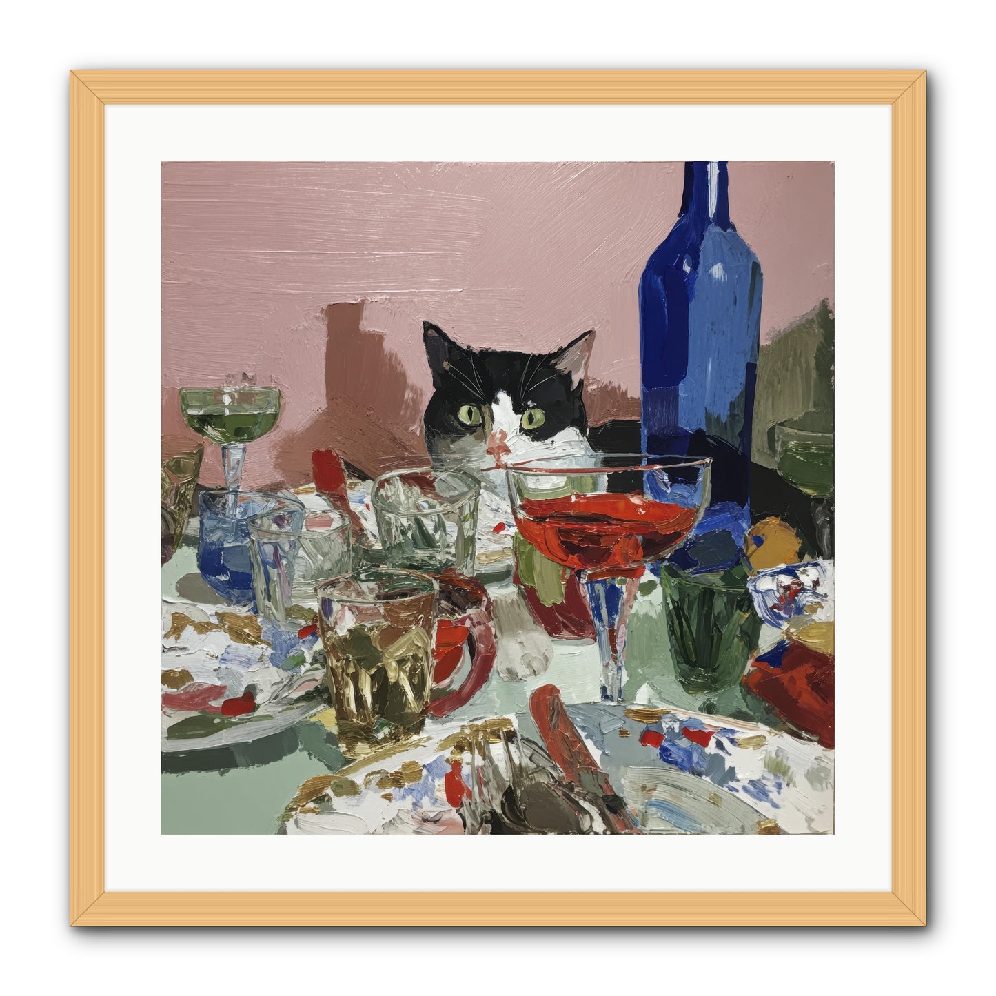 The Dreamer -- Framed Print - Natural 24x24