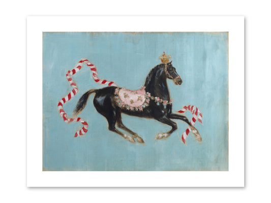 The Duchess Sleeps in Silk Paint -- Paper Print 12x9