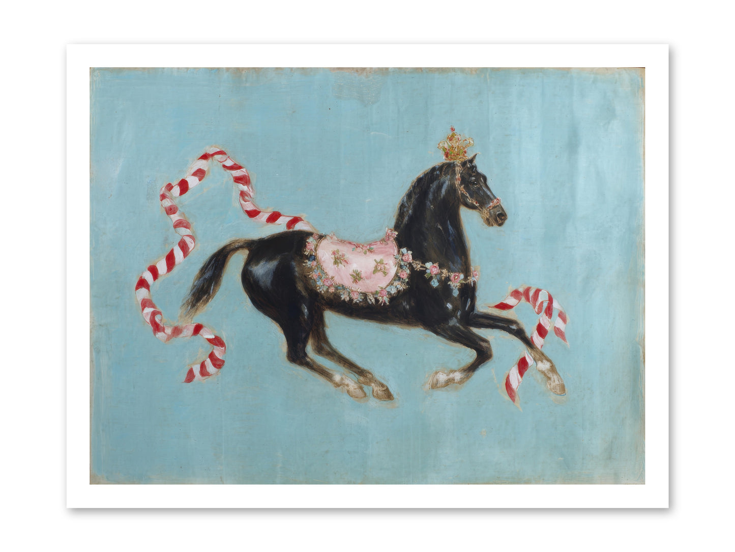 The Duchess Sleeps in Silk Paint -- Paper Print 24x18