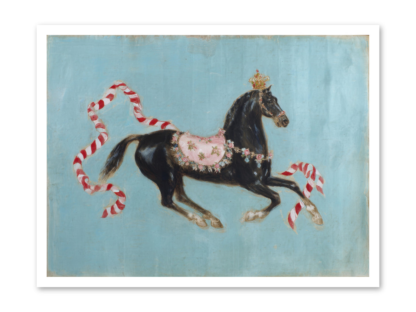 The Duchess Sleeps in Silk Paint -- Paper Print 32x24