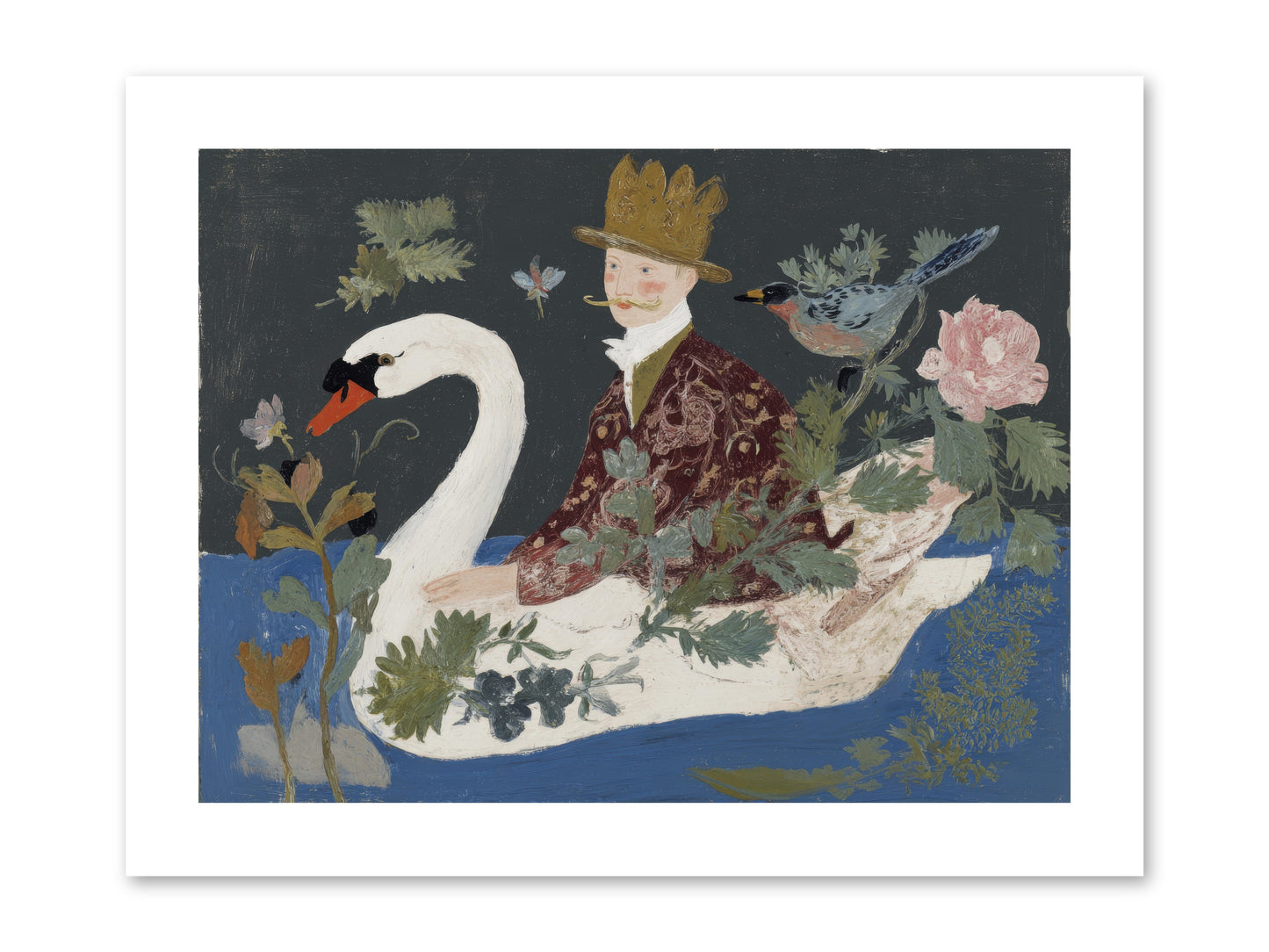 The Duke Who Sailed on Dreams -- Loose Canvas Print 12x9